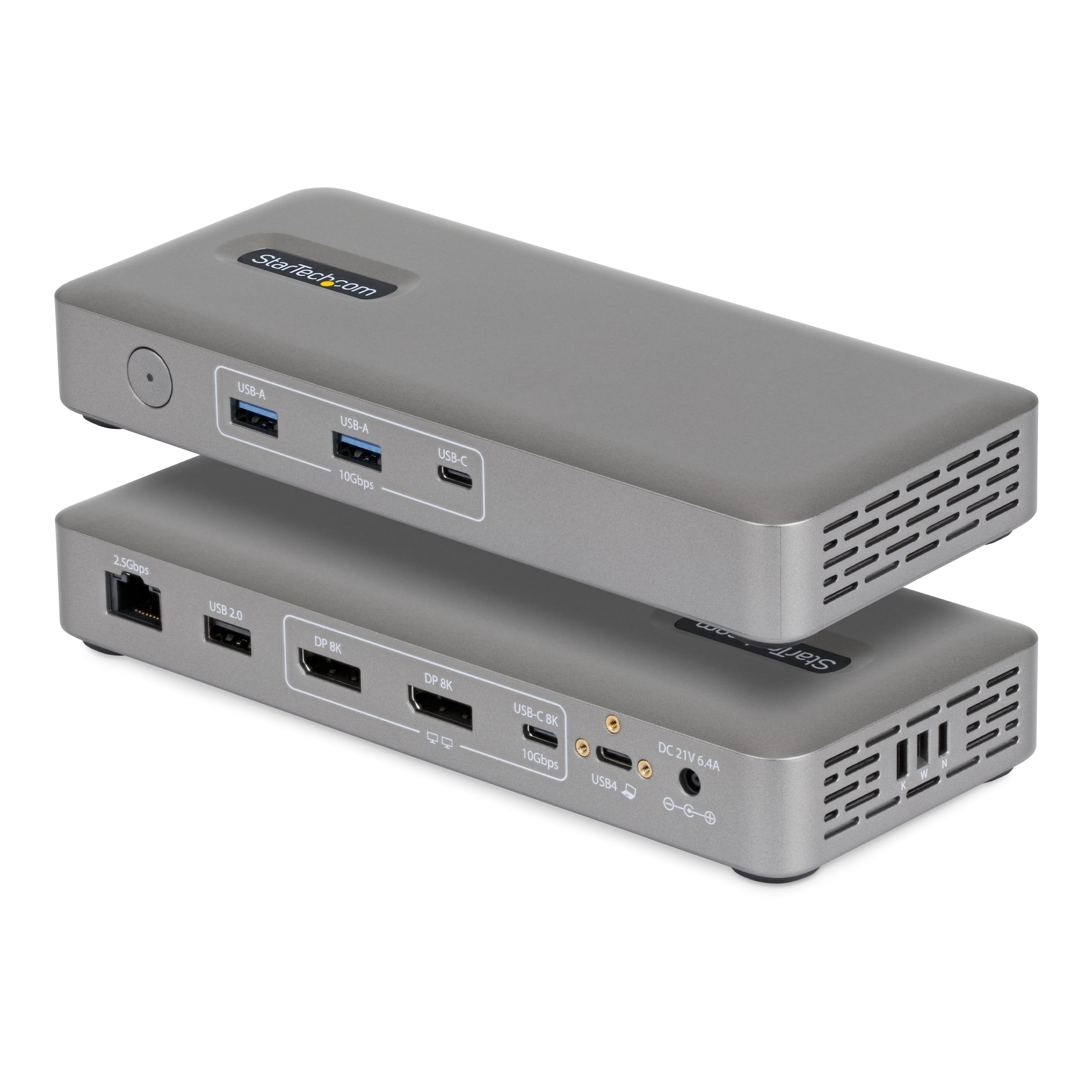 startech-com-dock-universel-usb4-double-4k-144hz-8k-60hz-displayport-100w image 1