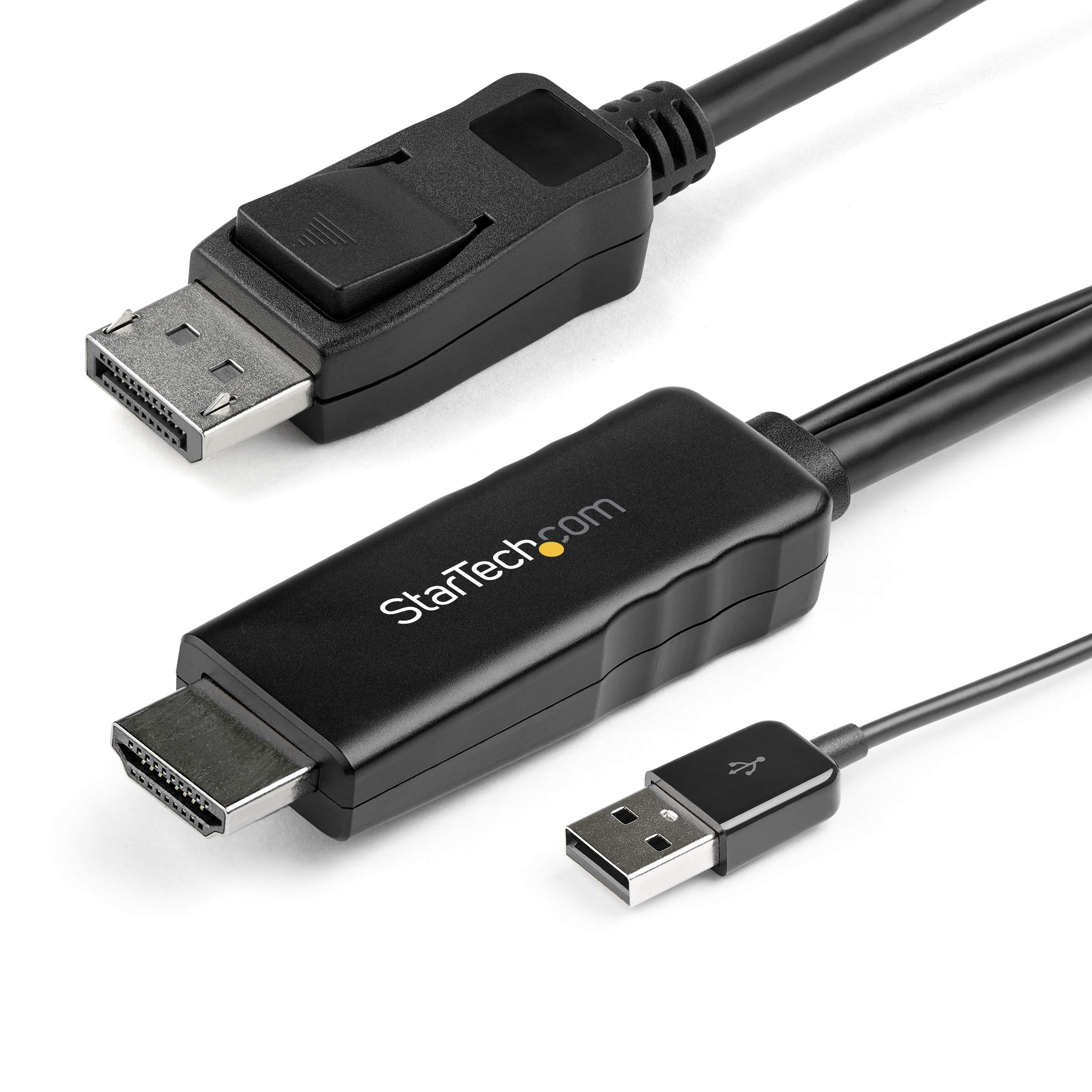 startech-com-hd2dpmm10-c-ble-adaptateur-hdmi-vers-displayport-3-m-4k-30-hz-actif image 1