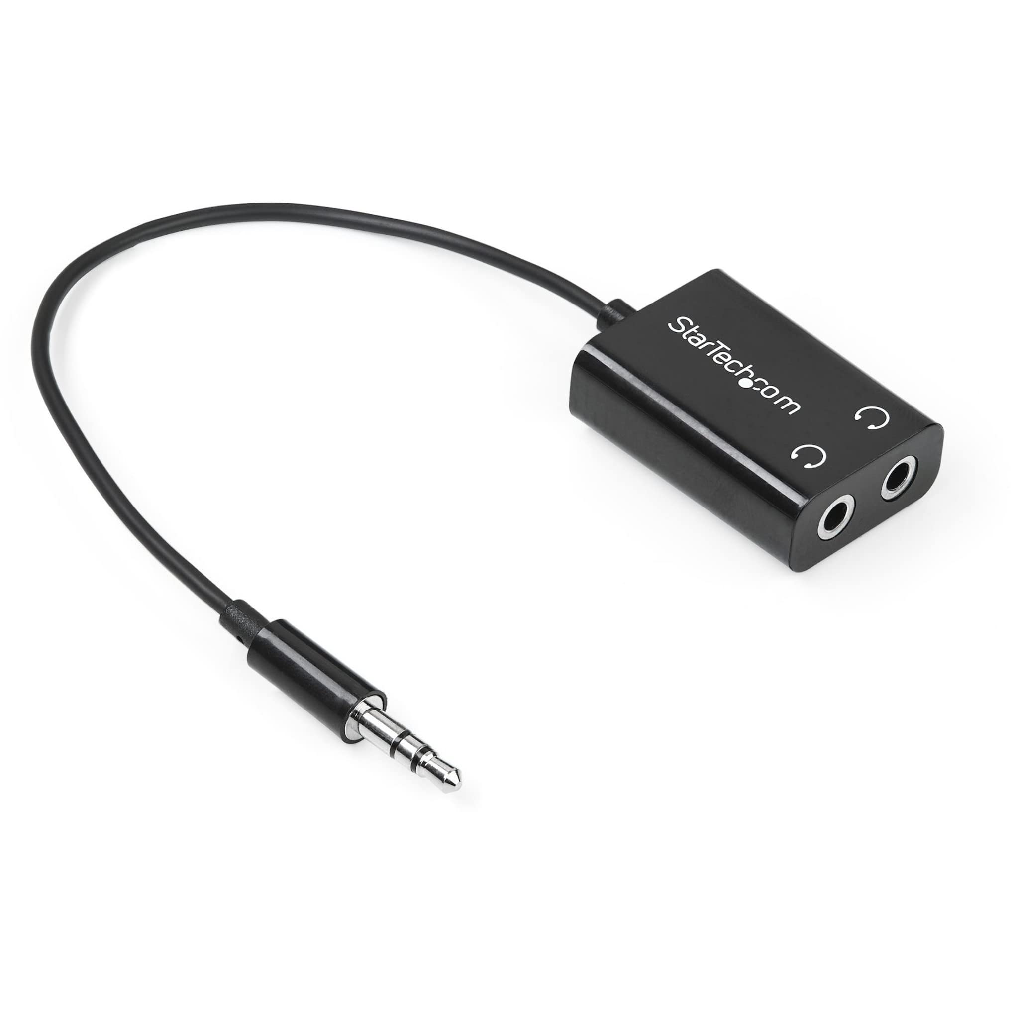startech-com-muy1mffadp-r-partiteur-audio-slim-3-5-mm-m-le-vers-2x-femelle image 1