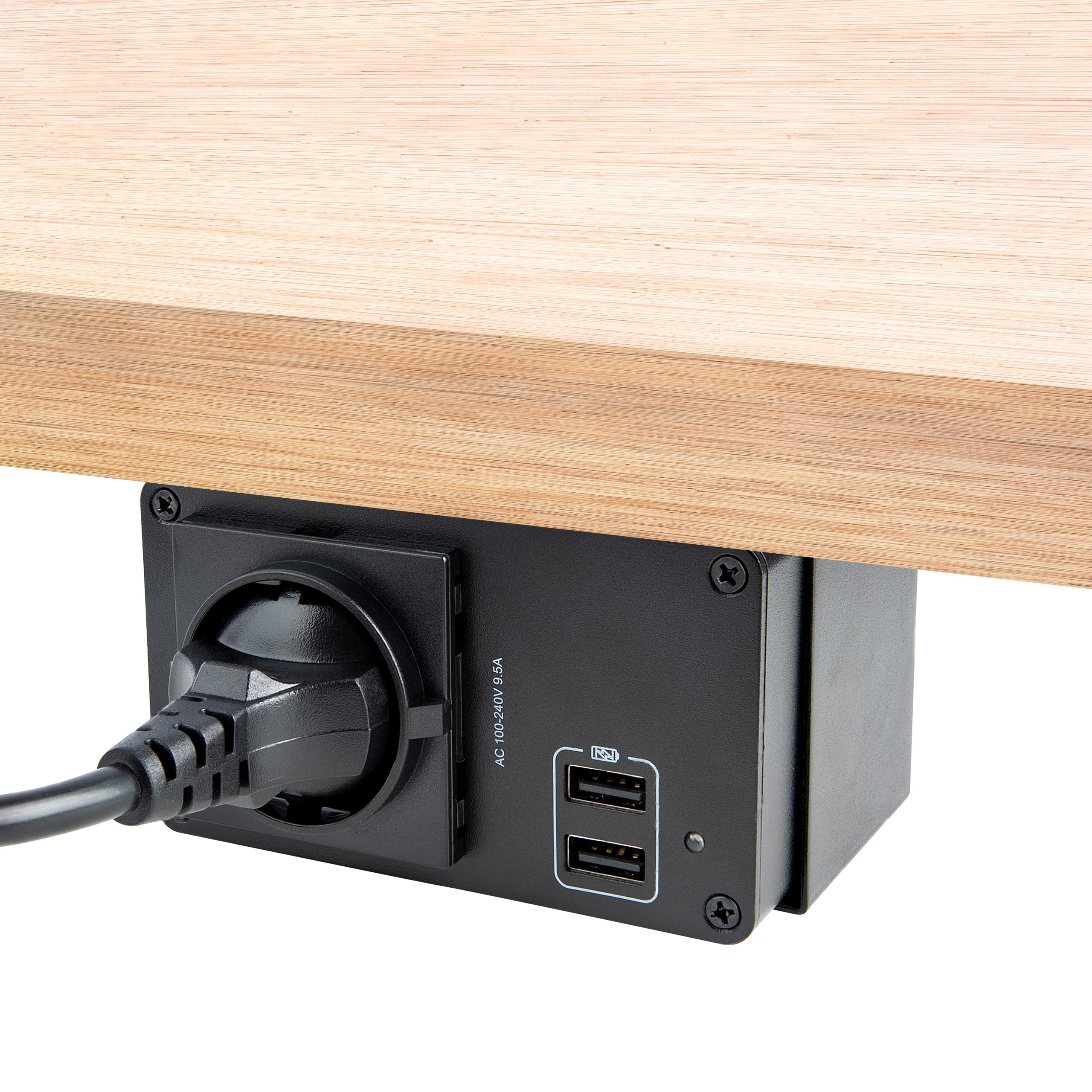startech-com-module-hub-de-charge-1x-secteur-2x-usb-a-montage-table image 5