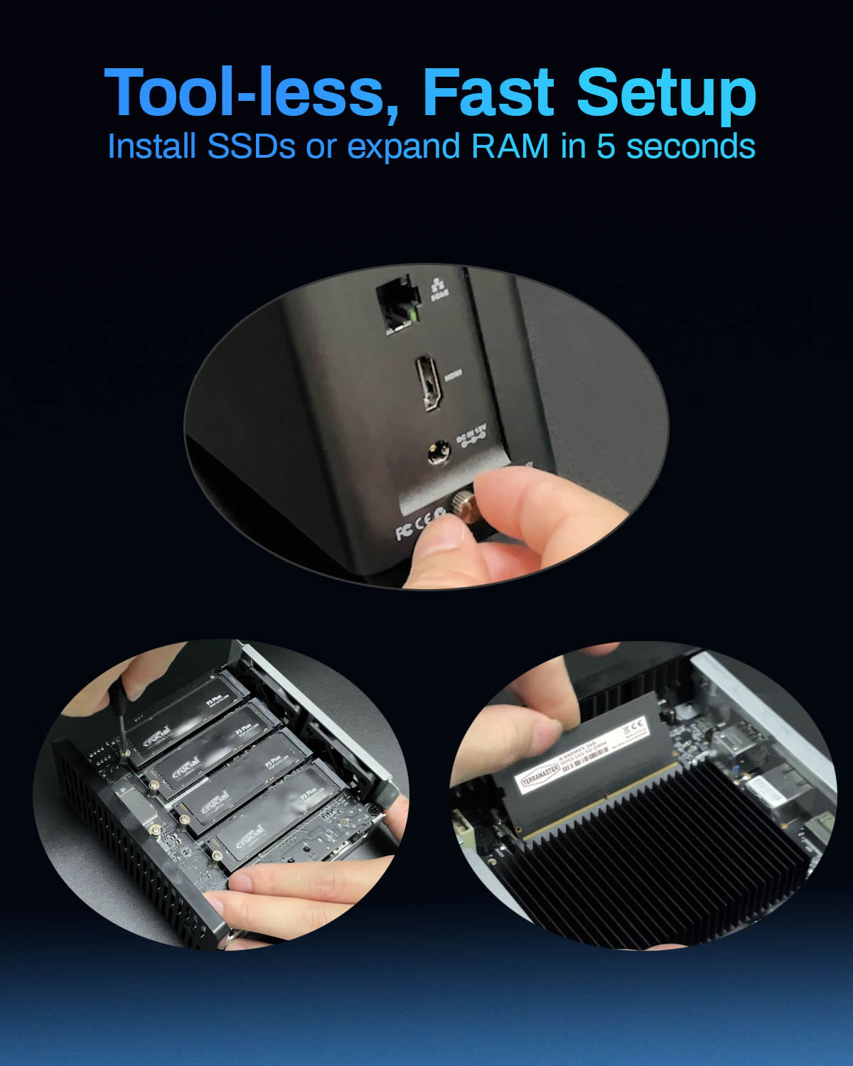 terramaster-f4-ssd-nas-4-baies-tout-flash-5gbe-silencieux image 5