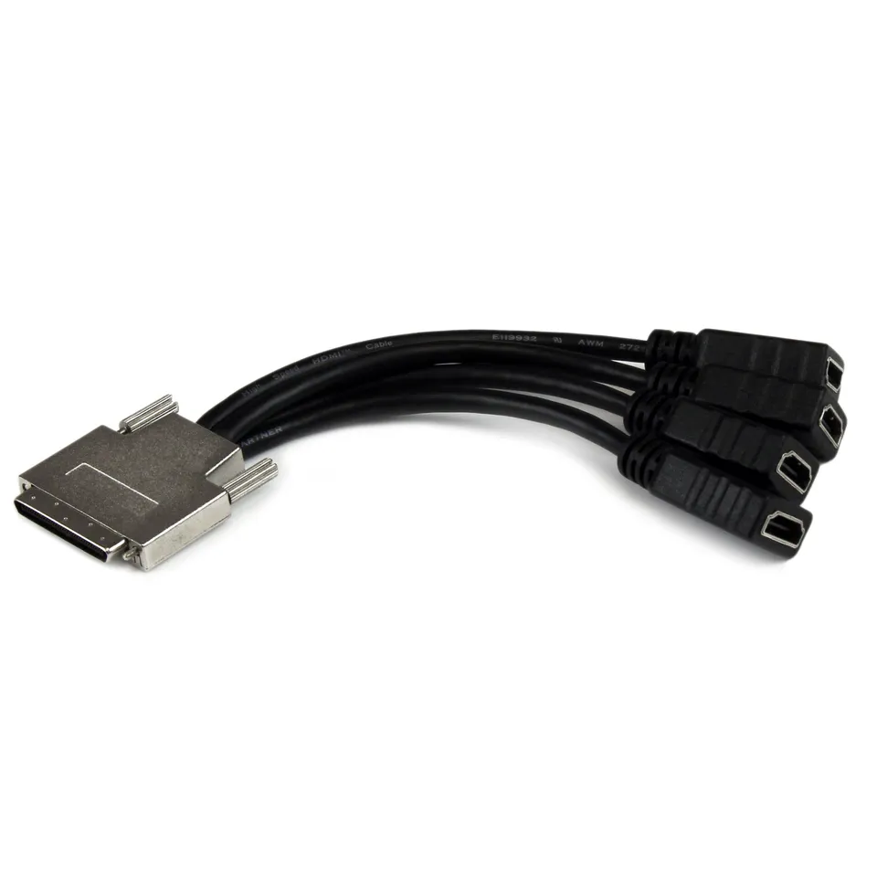 startech-com-vhdci24hd-adaptateur-vhdci-m-le-vers-4x-hdmi-femelle-pour-nvidia-vi image 1