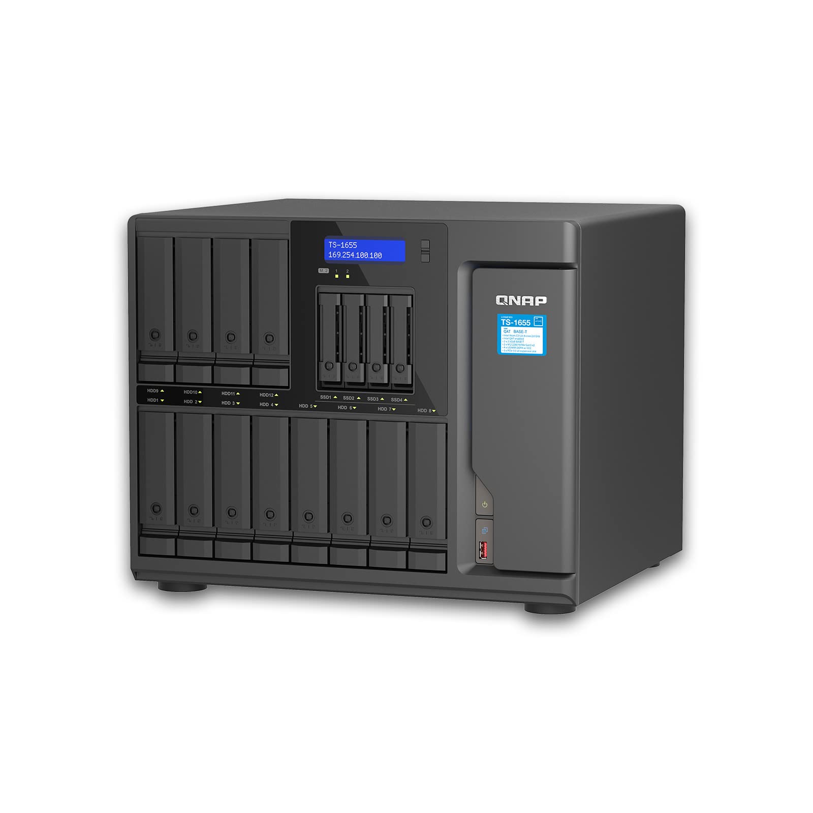 qnap-ts-1655-8g-nas-16-baies-2x-2-5gbe-m-2-nvme-pcie image 7