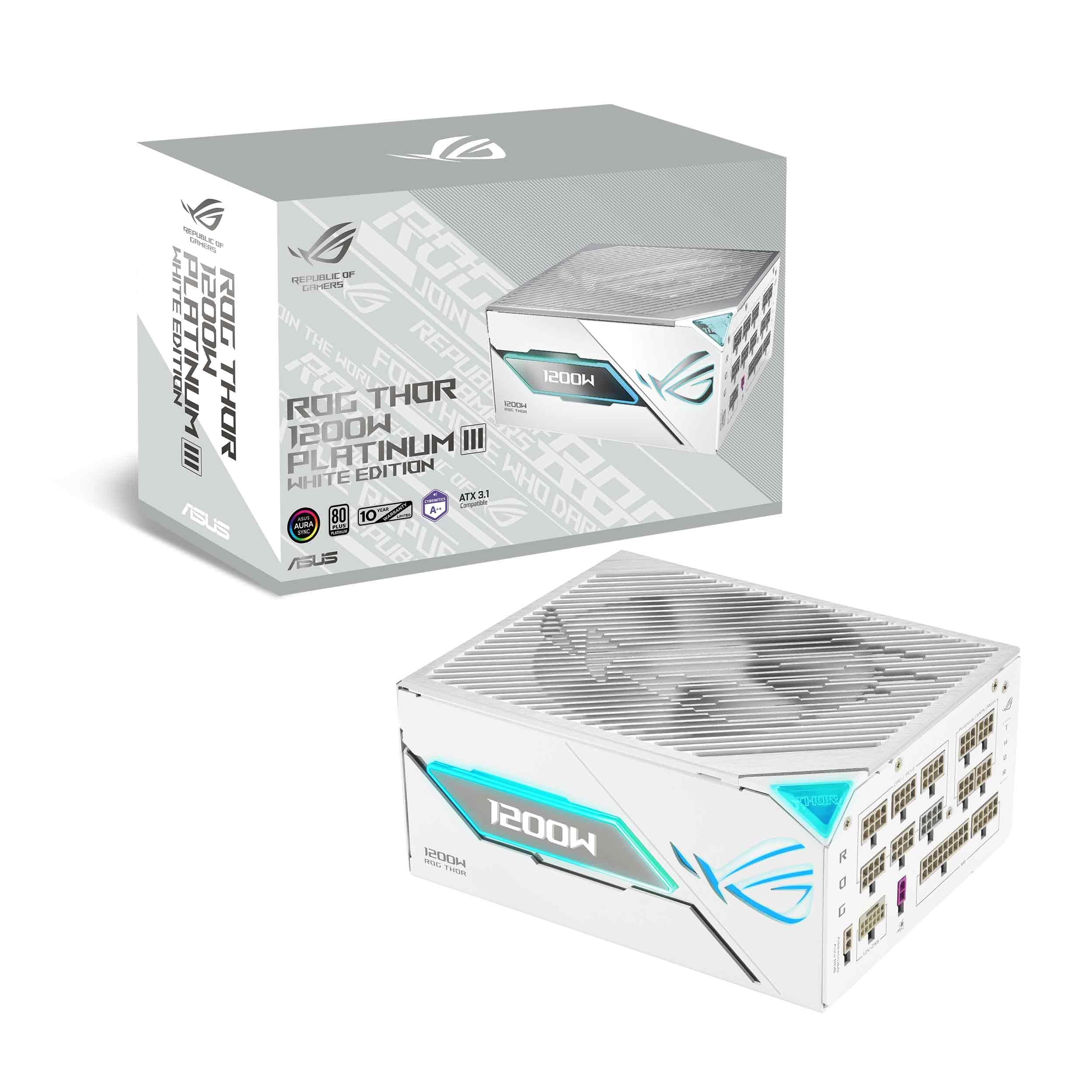 asus-rog-thor-1200w-platinum-iii-white-bloc-d-alimentation-atx-3-1-pcie-5-1 image 1