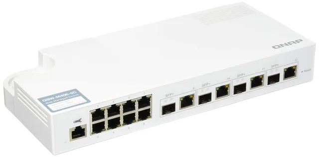 qnap-qsw-m408-4c-switch-g-r-10-gbe-12-ports-sfp-rj45-gigabit image 1