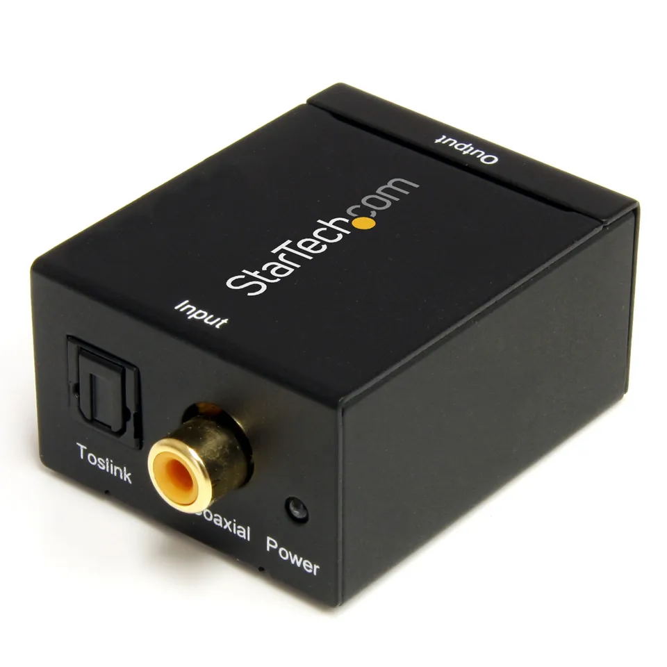 startech-com-spdif2aa-convertisseur-audio-num-rique-toslink-coaxial-vers-rca-st- image 1