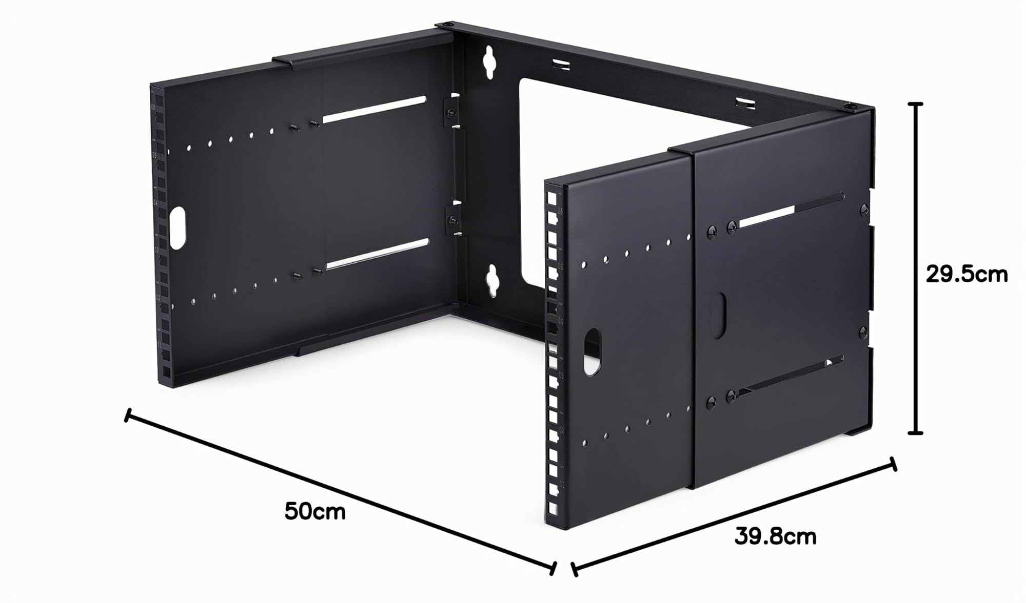 startech-com-rack-mural-6u-2-montants-19-r-glable-40-cm-ouvert-noir image 8