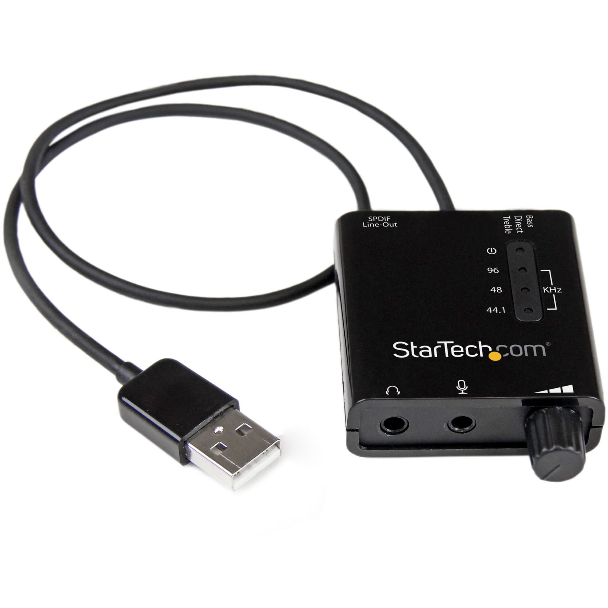 startech-com-icusbaudio2d-carte-son-externe-usb-sortie-s-pdif-3-5-mm image 1