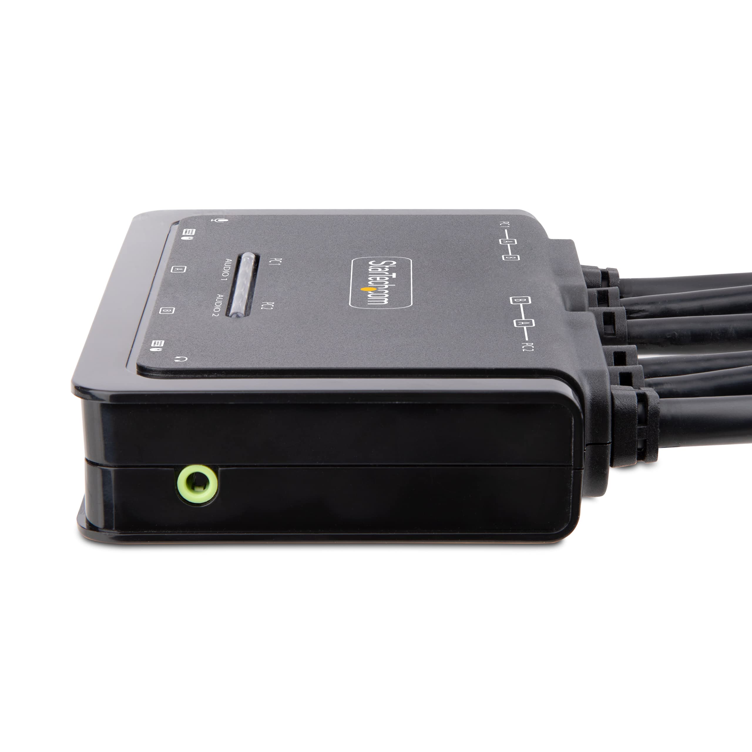 startech-com-switch-kvm-displayport-2-ports-double-cran-4k-60hz-aliment-usb image 5