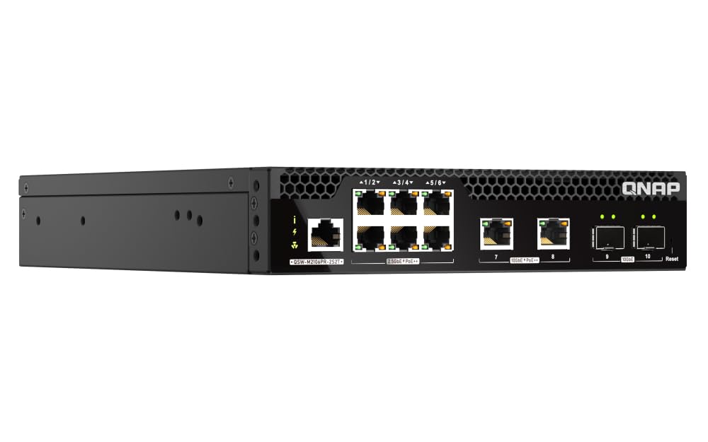 qnap-qsw-m2106p-2s2t-switch-6-ports-2-5gbe-10gbe-poe-rackable image 4