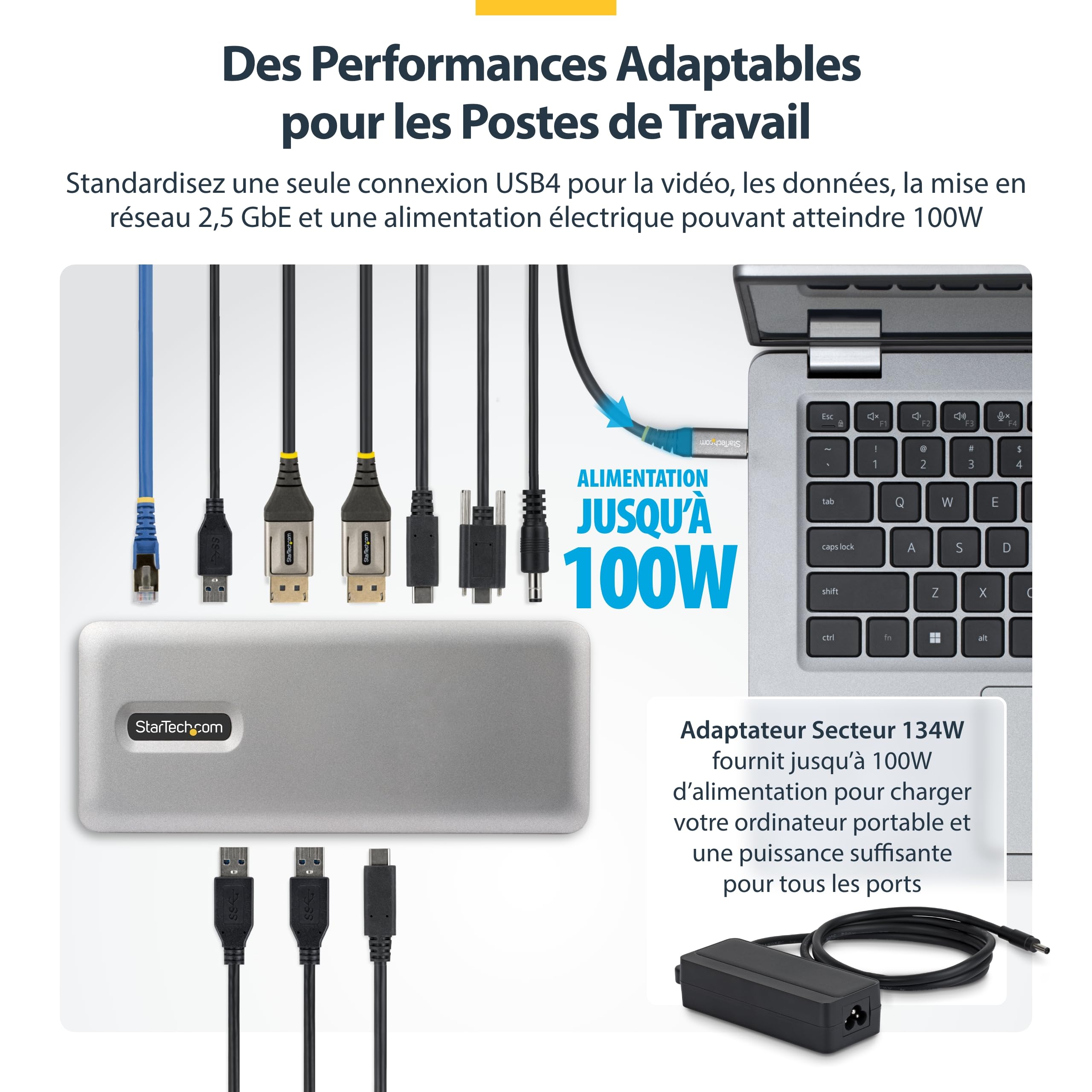 startech-com-dock-universel-usb4-double-4k-144hz-8k-60hz-displayport-100w image 5
