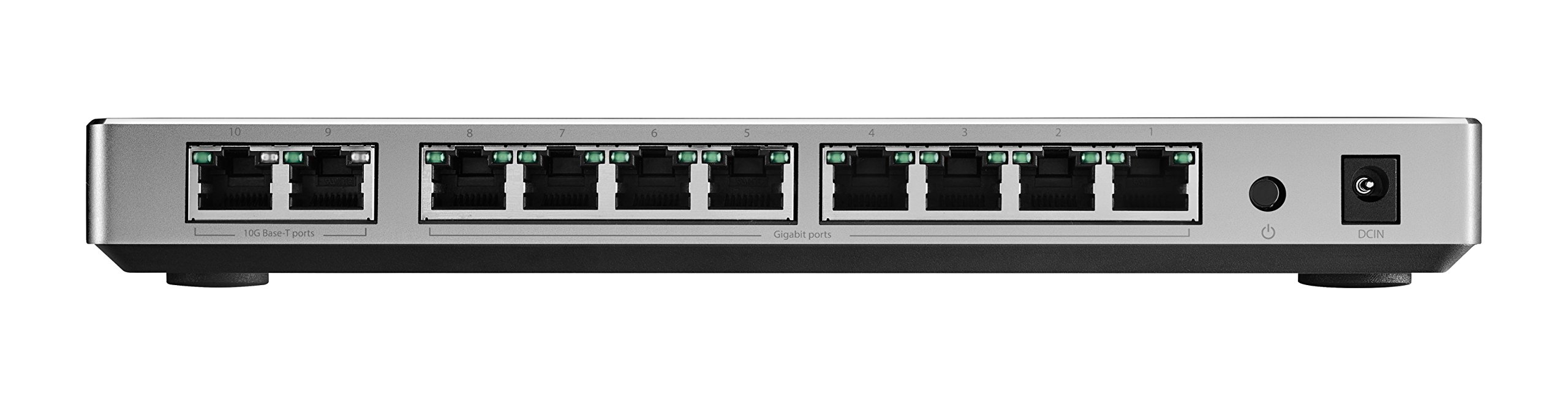 asus-rog-xg-u2008-switch-non-manageable-8-ports-gigabit-2-ports-10-gigabit-noir image 2