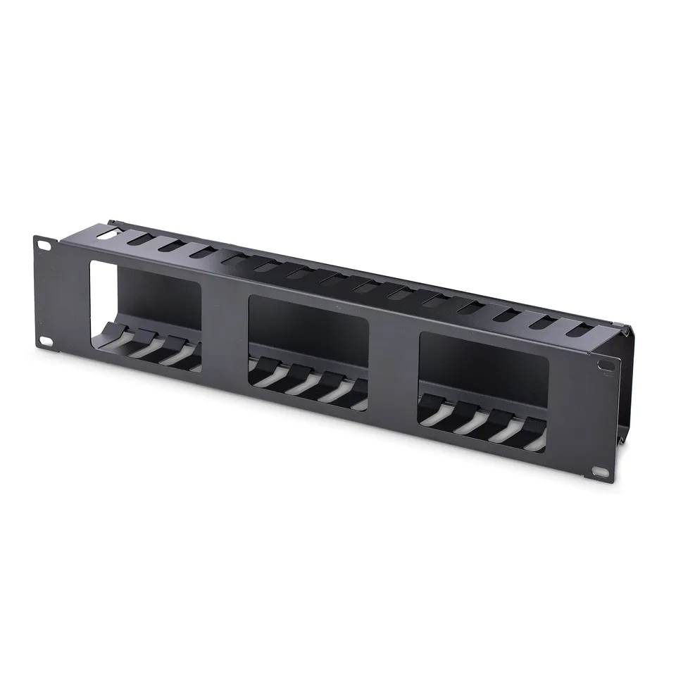 startech-com-goulotte-horizontale-doigts-2u-avec-couvercle-rack-19-pouces image 1