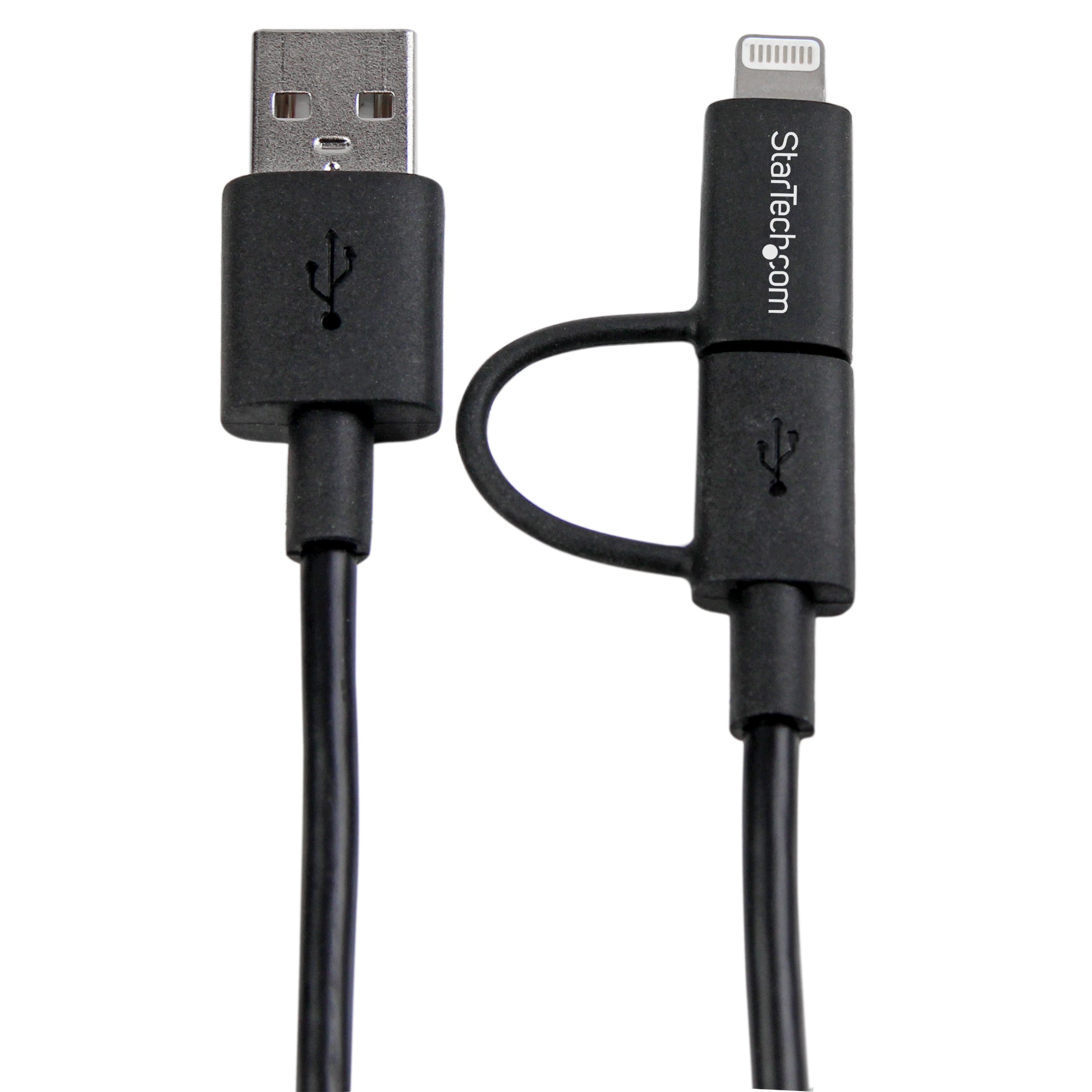 startech-com-c-ble-lightning-8-broches-micro-usb-vers-usb-1-m-noir image 5
