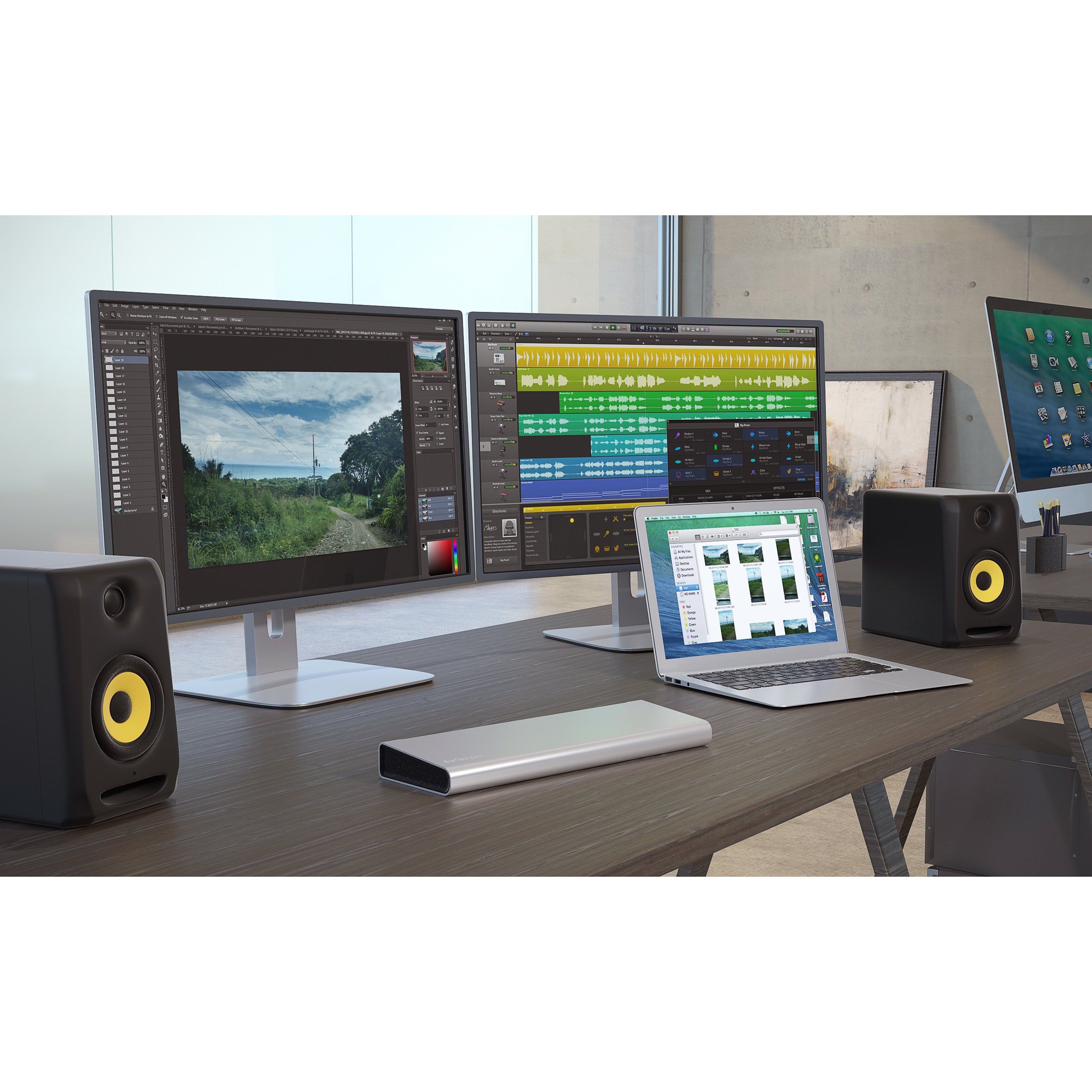 startech-com-station-d-accueil-thunderbolt-2-double-displayport-4k-tb2dock4k2dp image 3