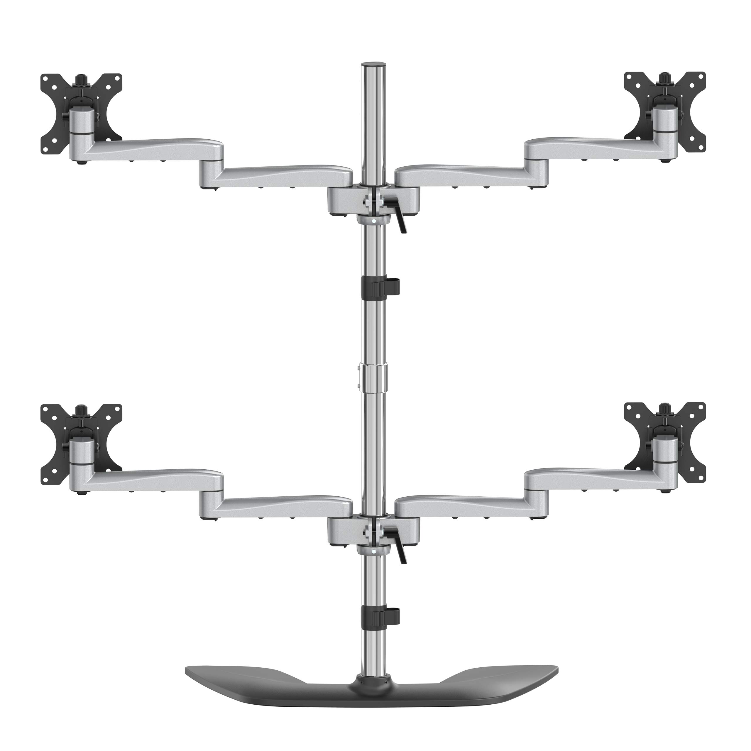 startech-com-armquadss-support-quad-pour-4-crans-jusqu-32-vesa-2x2-argent image 2