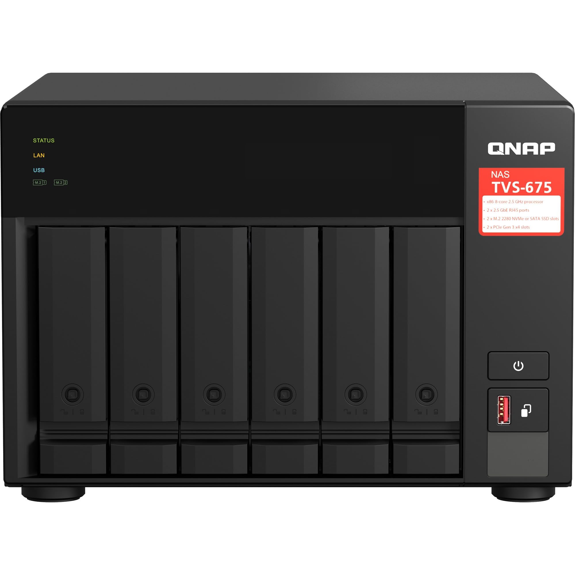 qnap-tvs-675-8g-nas-6-baies-kx-u6580-8-go-pour-pme-et-homelab image 2