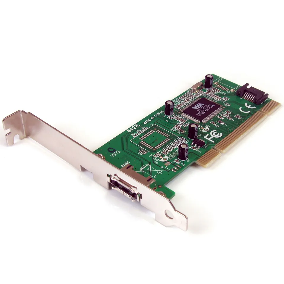 startech-com-carte-contr-leur-pci-vers-1x-esata-1x-sata-pciesata2i image 1