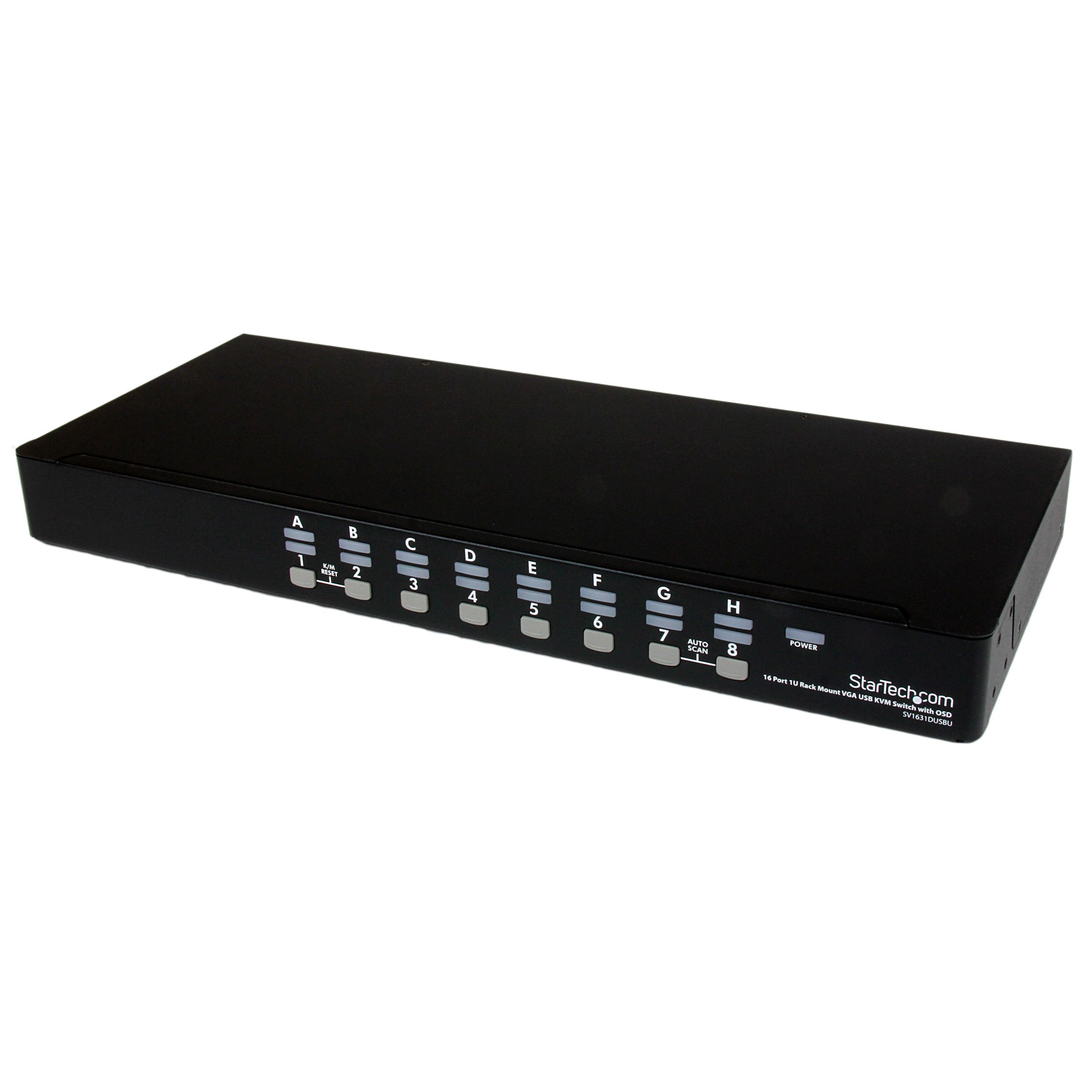 startech-com-sv1631dusbuk-commutateur-kvm-usb-16-ports-rack-1u-avec-c-bles image 1