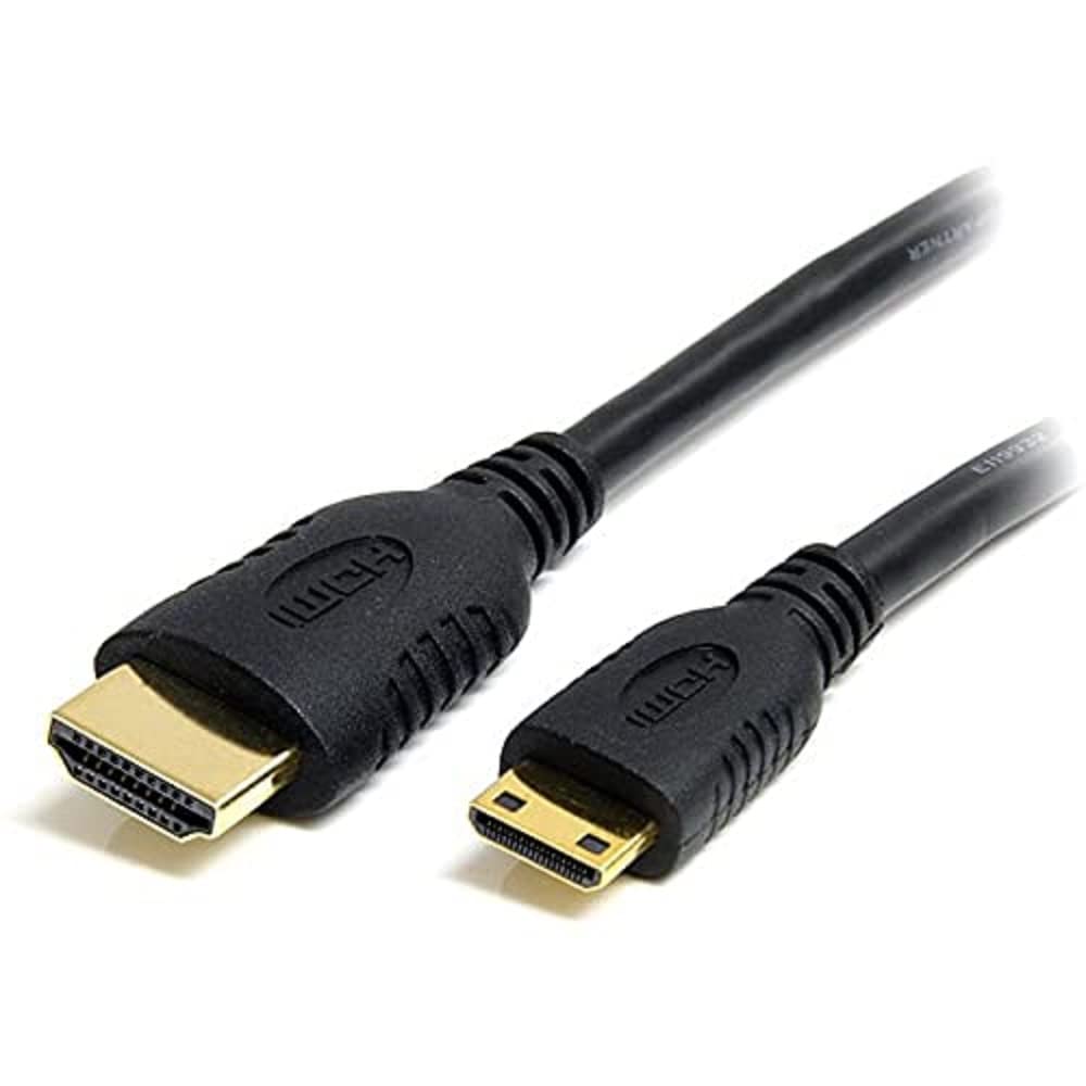startech-com-c-ble-mini-hdmi-vers-hdmi-0-5m-4k-30hz-haut-d-bit image 1