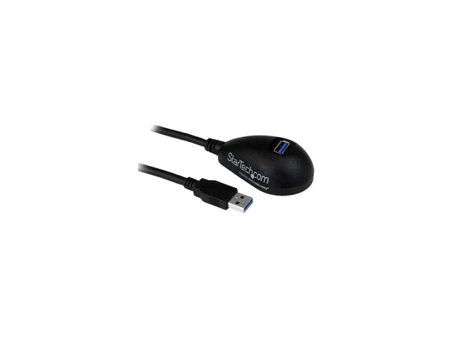 startech-com-usb3sext5dkb-rallonge-usb-3-2-gen1-5gbps-usb-a-m-f-1-5-m-noire image 1