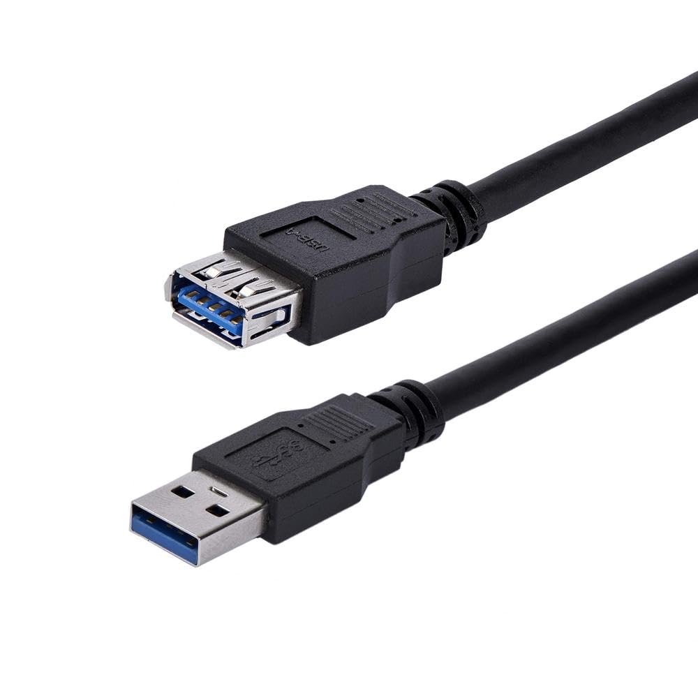 startech-com-rallonge-usb-5gbps-2m-usb-a-m-le-femelle-noire-usb3sext2mbk image 2