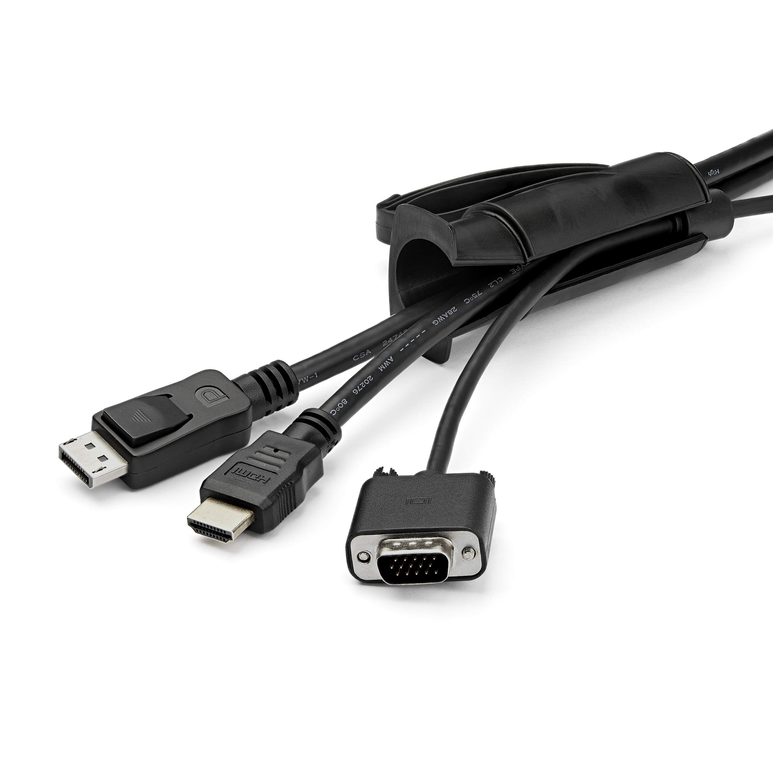 startech-com-cmscoiled4-gaine-spirale-range-c-ble-noire-2-5-m-45-mm image 2