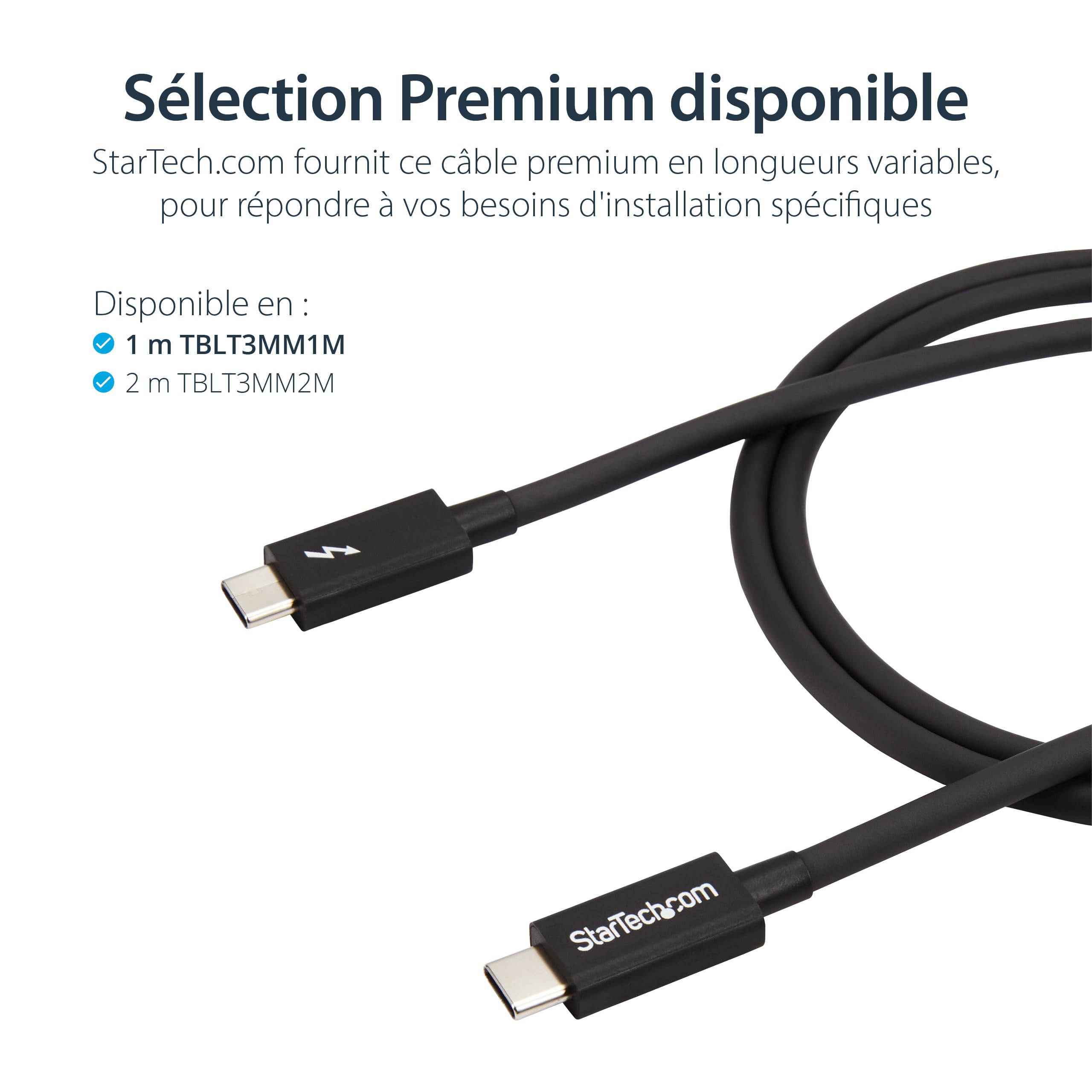 startech-com-c-ble-thunderbolt-3-passif-1-m-20gbps image 4