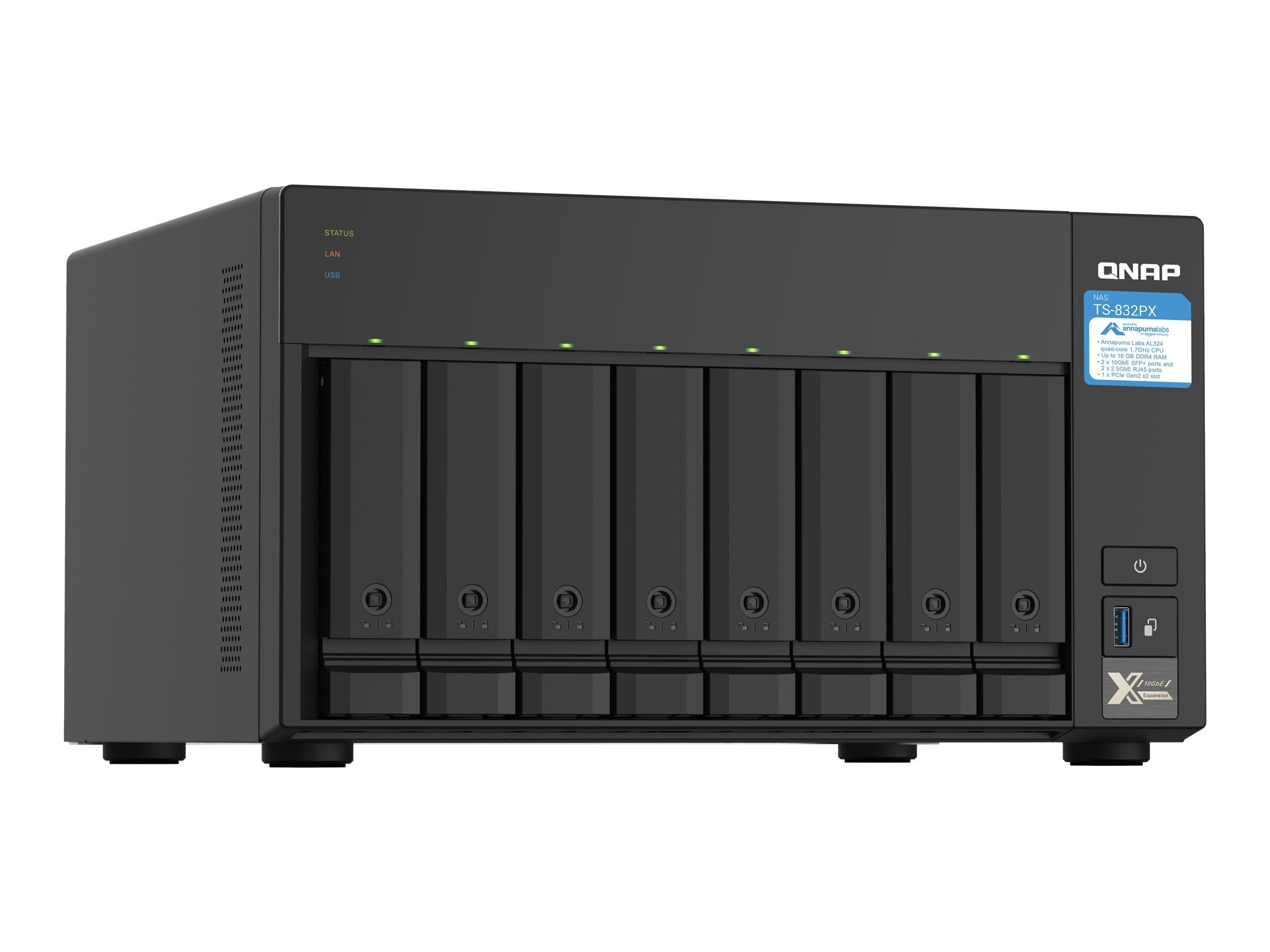 qnap-ts-832px-4g-serveur-nas-8-baies-sata-quad-core image 4