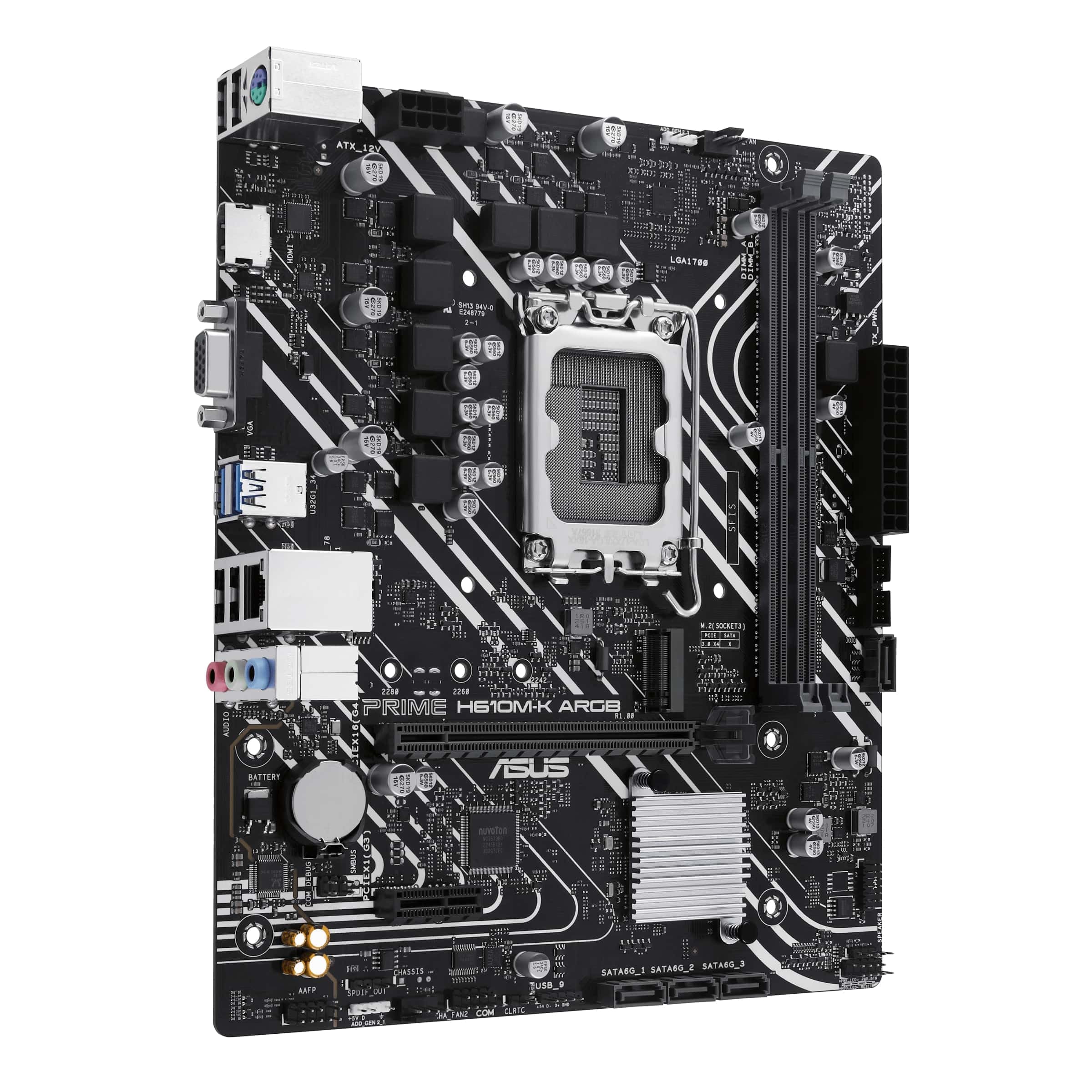 asus-rog-prime-h610m-k-argb-carte-m-re-matx-lga-1700-ddr5-pcie-4-0-m-2 image 3