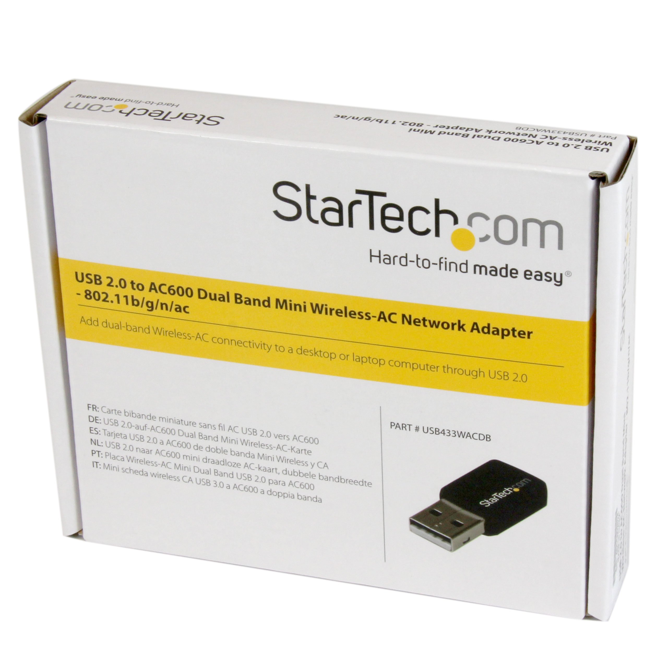 startech-com-usb433wacdb-mini-adaptateur-usb-2-0-wifi-ac600-dual-band image 2