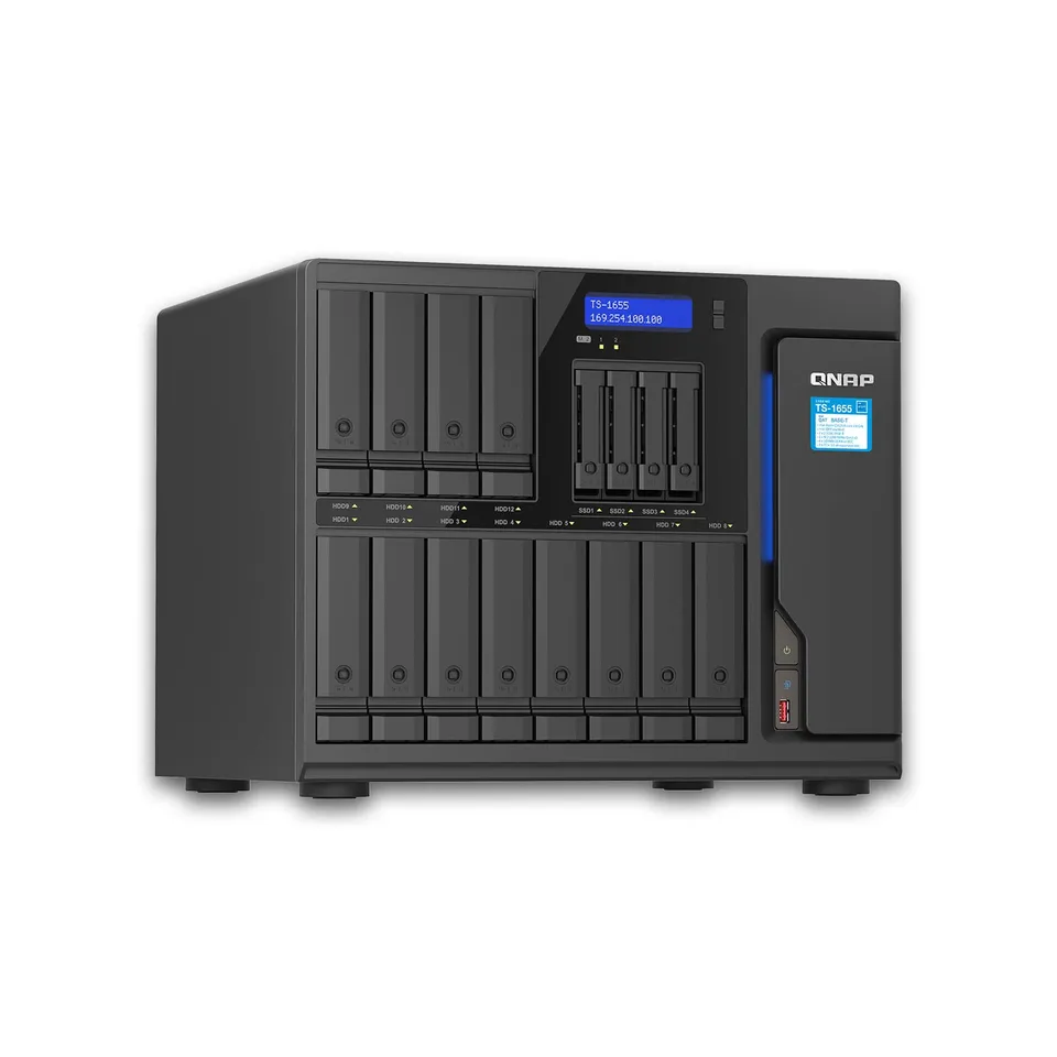 qnap-ts-1655-8g-nas-16-baies-2x-2-5gbe-m-2-nvme-pcie image 1