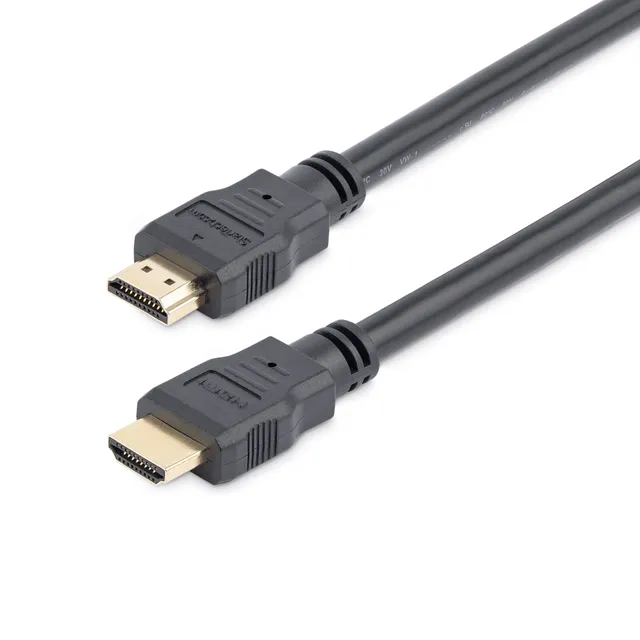 startech-com-hdmm30cm-c-ble-hdmi-court-30-cm-4k-30hz-m-le-vers-m-le-noir image 1