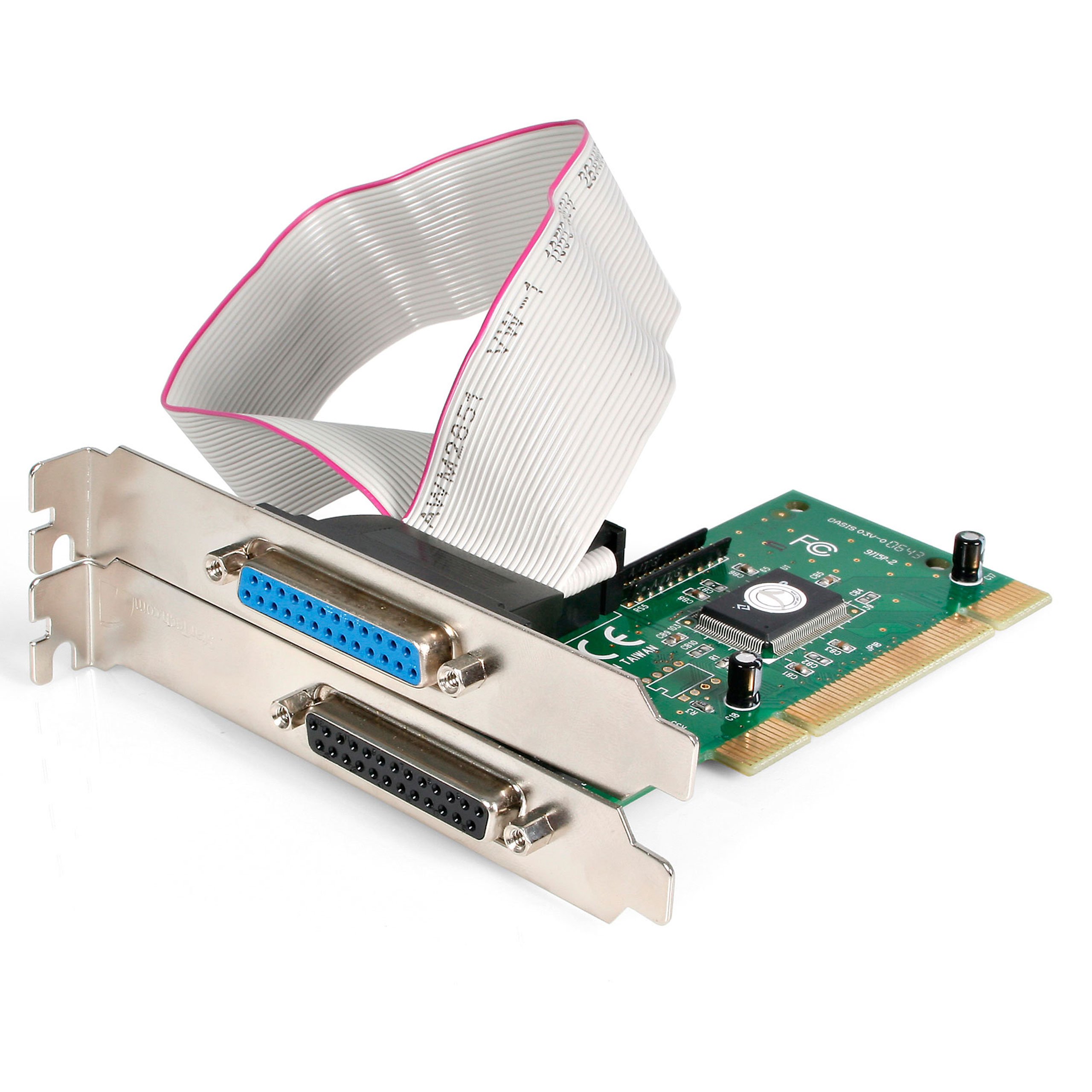 startech-com-pci2pecp-carte-adaptateur-pci-vers-2-ports-parall-le-db25-epp-ecp image 1