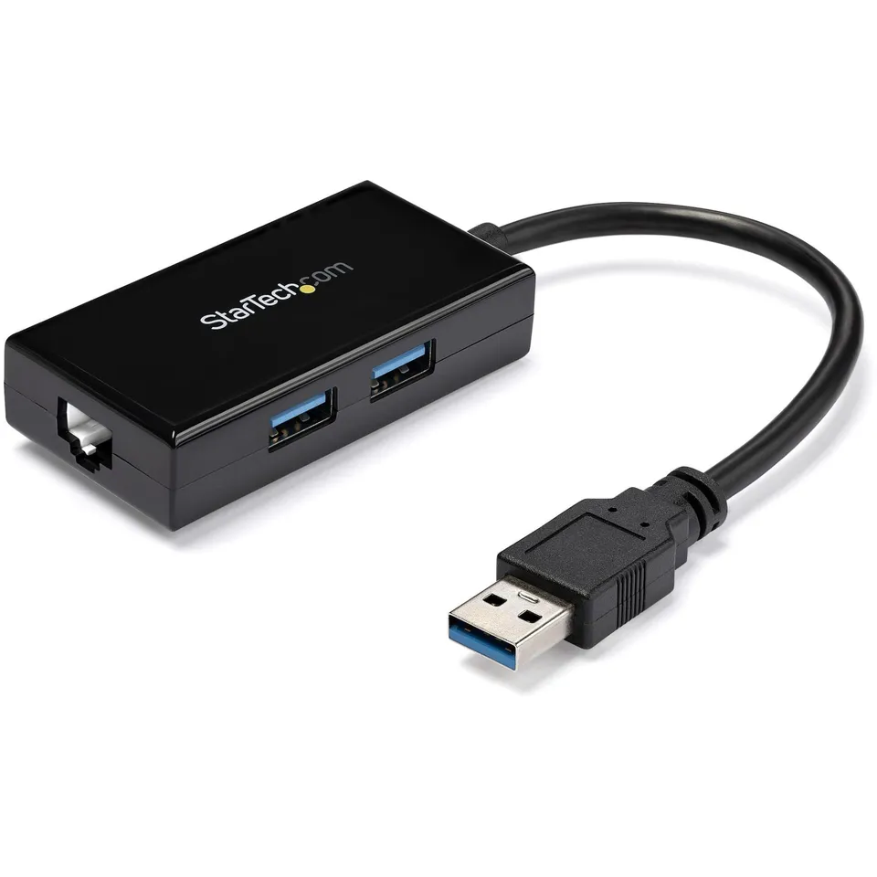 startech-com-usb31000s2h-hub-usb-3-0-2-ports-gigabit-ethernet image 1