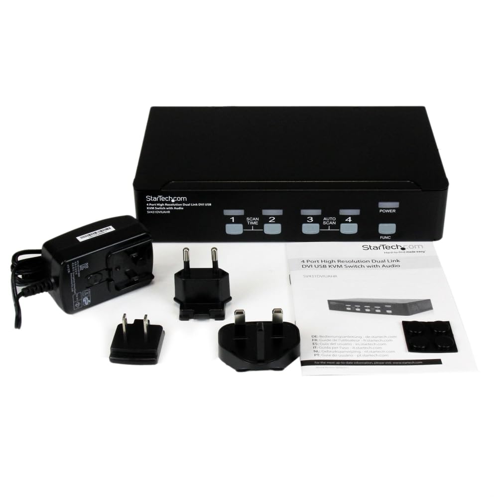startech-com-sv431dviuahr-switch-kvm-4-ports-usb-dvi-dual-link-2560x1600 image 4