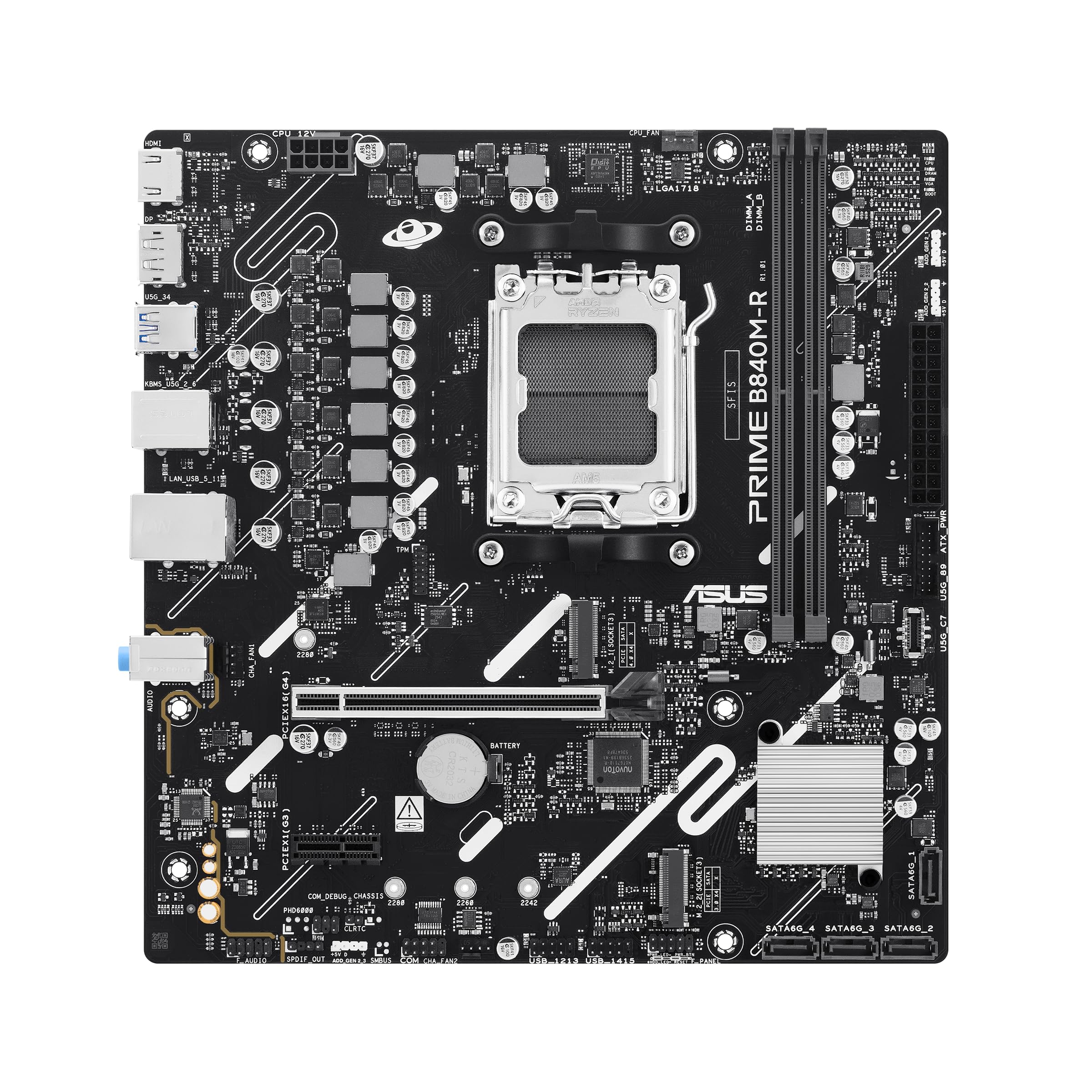 asus-rog-prime-b840m-r-carte-m-re-micro-atx-am5-ddr5-m-2 image 2
