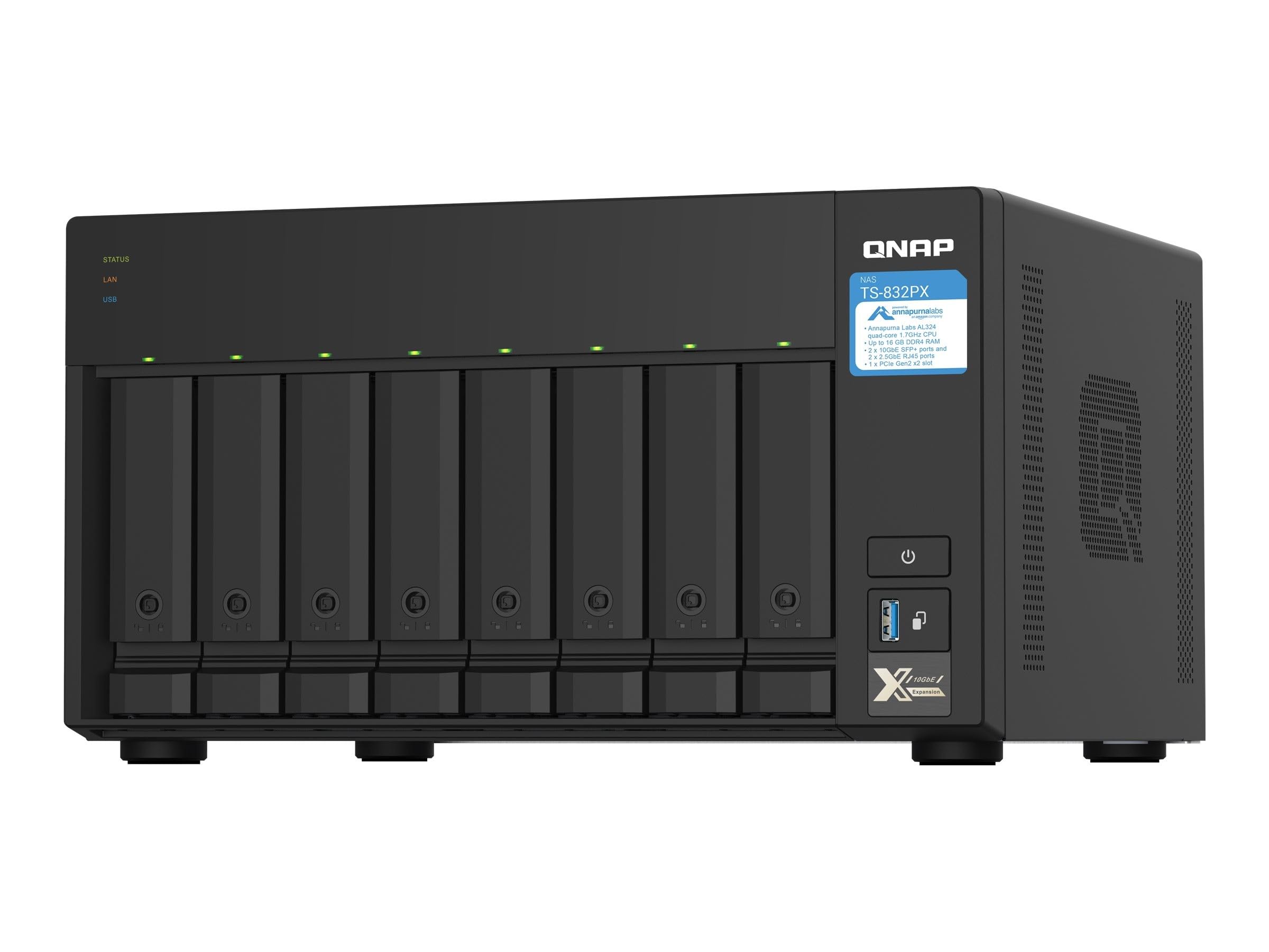 qnap-ts-832px-4g-serveur-nas-8-baies-sata-quad-core image 6