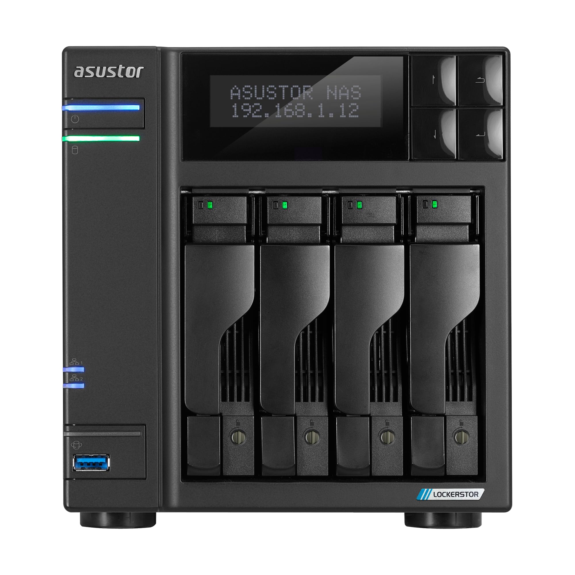 asustor-lockerstor-4-gen2-as6704t-v2-serveur-nas-4-baies-2x-5gbe-sans-disques image 2
