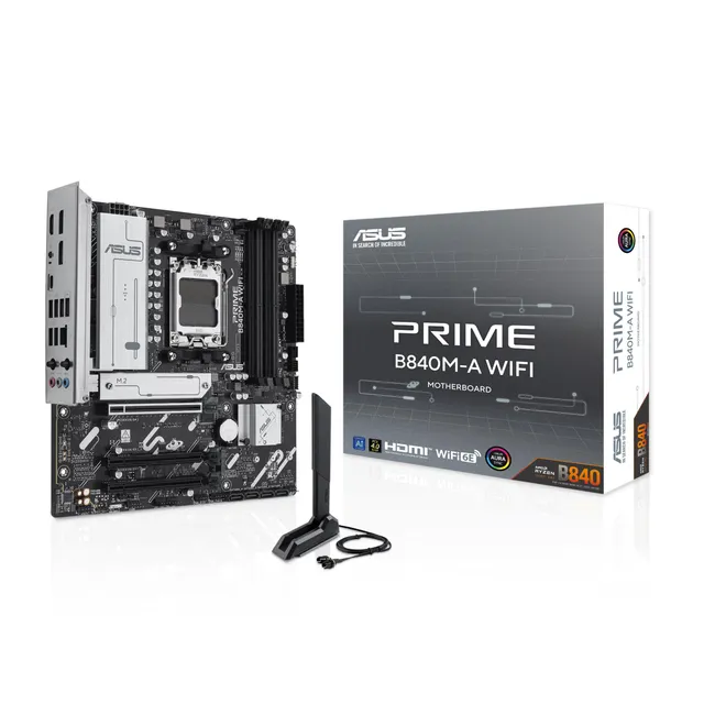 asus-prime-b840m-a-wifi-carte-m-re-matx-am5-ddr5-wifi-6e-2-5gbe image 1