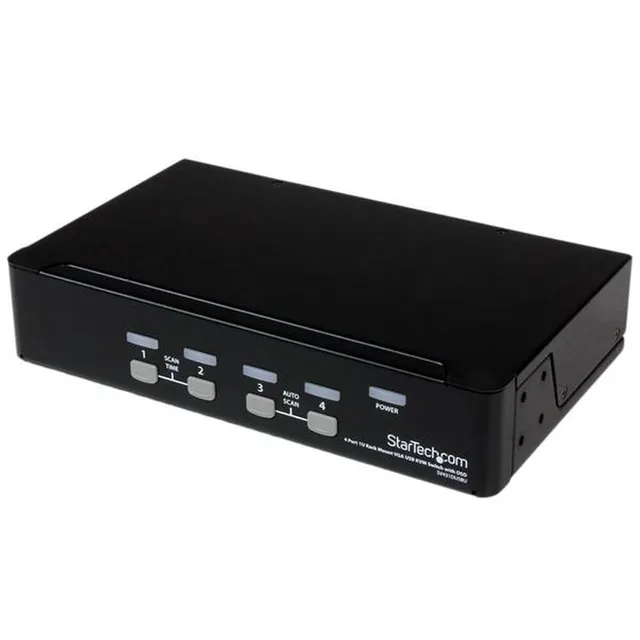 startech-com-sv431dusbu-commutateur-kvm-4-ports-vga-usb-rack-osd image 1