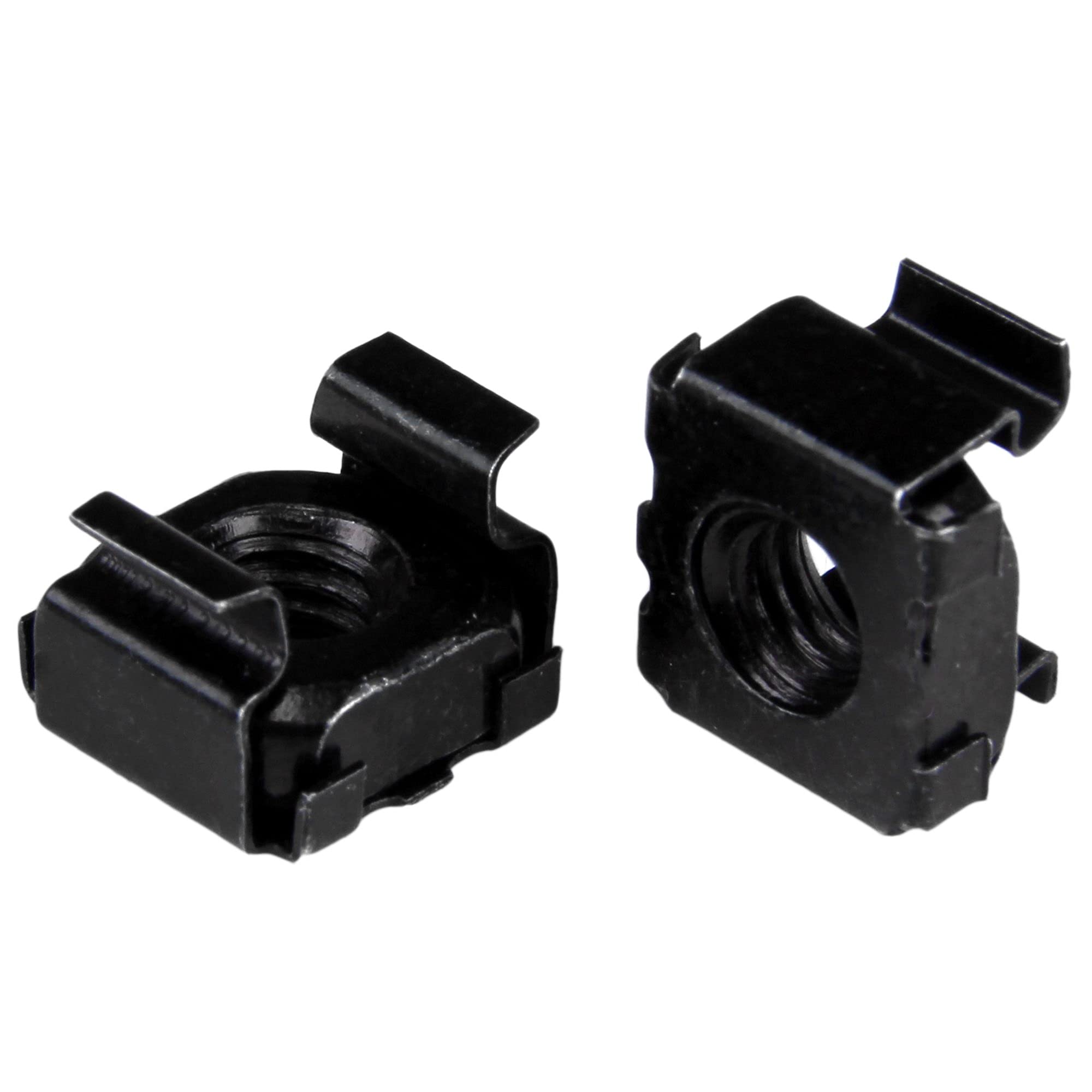startech-com-lot-de-50-crous-cage-m6-outil-fixation-rack-19-10-noir image 1