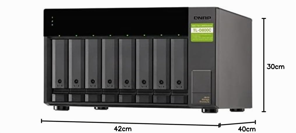 qnap-tl-d800c-bo-tier-d-extension-jbod-8-baies-2-5-3-5-usb-c-10-gbit-s image 5