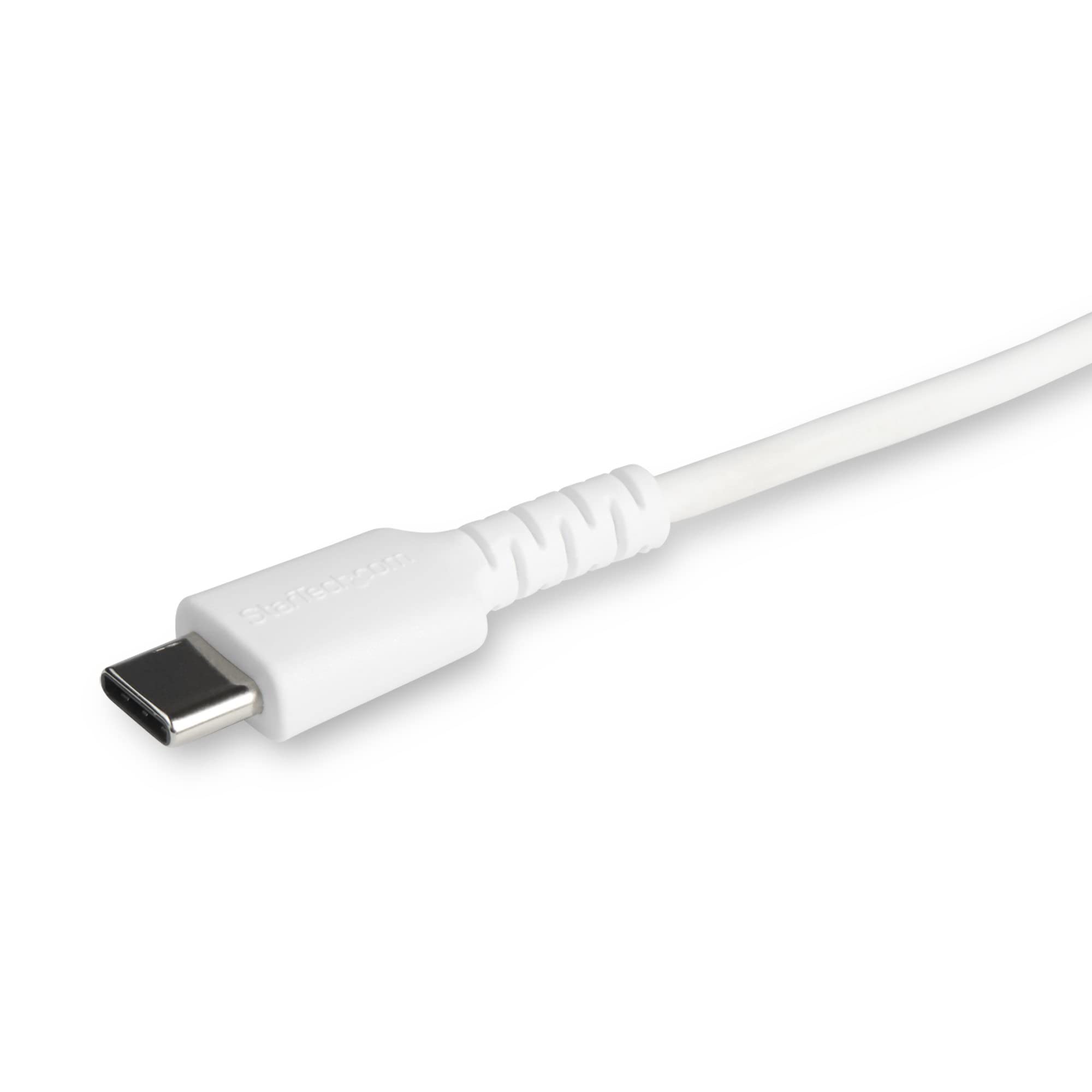 startech-com-rusbcltmm2mw-c-ble-usb-c-vers-lightning-2m-blanc-robuste-mfi-aramid image 2