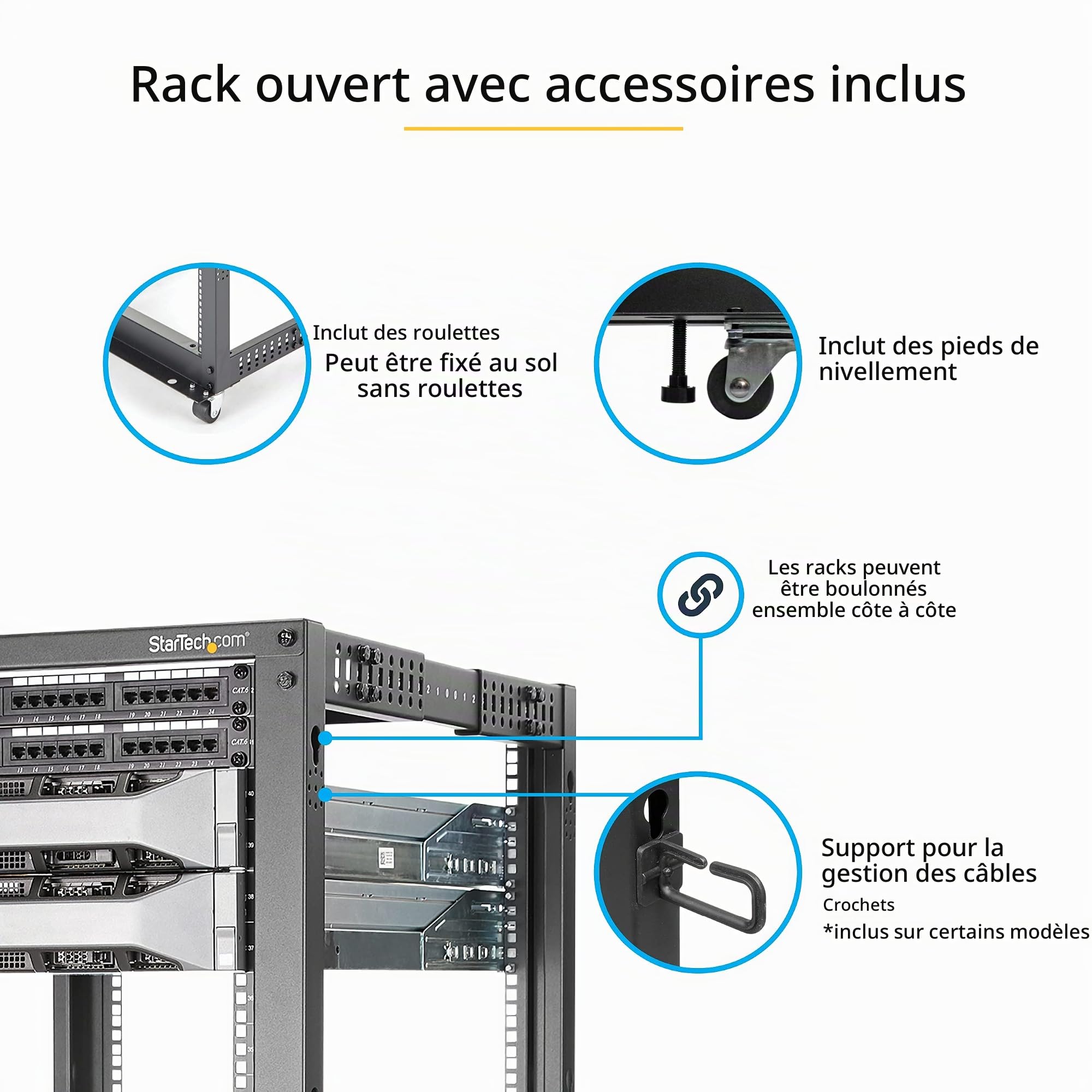 startech-com-rack-serveur-18u-4-montants-ouvert-mobile-19-101cm-544kg image 4