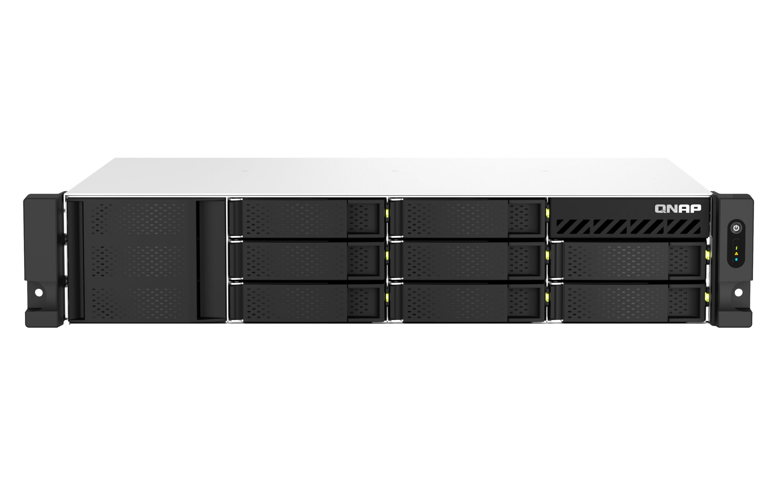 qnap-ts-864eu-nas-rackable-8-baies-sata-8-go-ram-2-5gbe-raid image 1