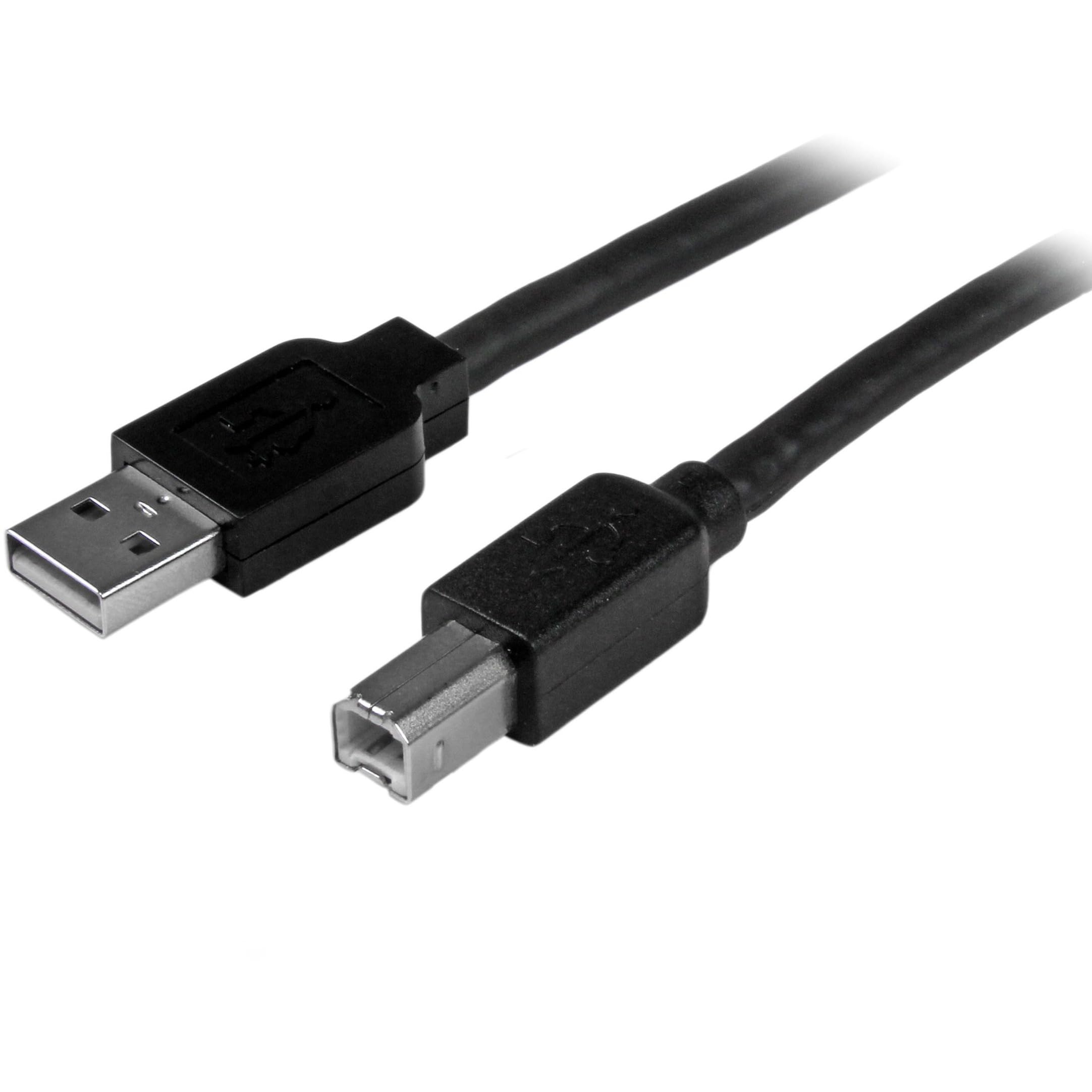 startech-com-usb2hab50ac-c-ble-usb-2-0-actif-15-m-usb-a-vers-usb-b-m-m-noir image 3