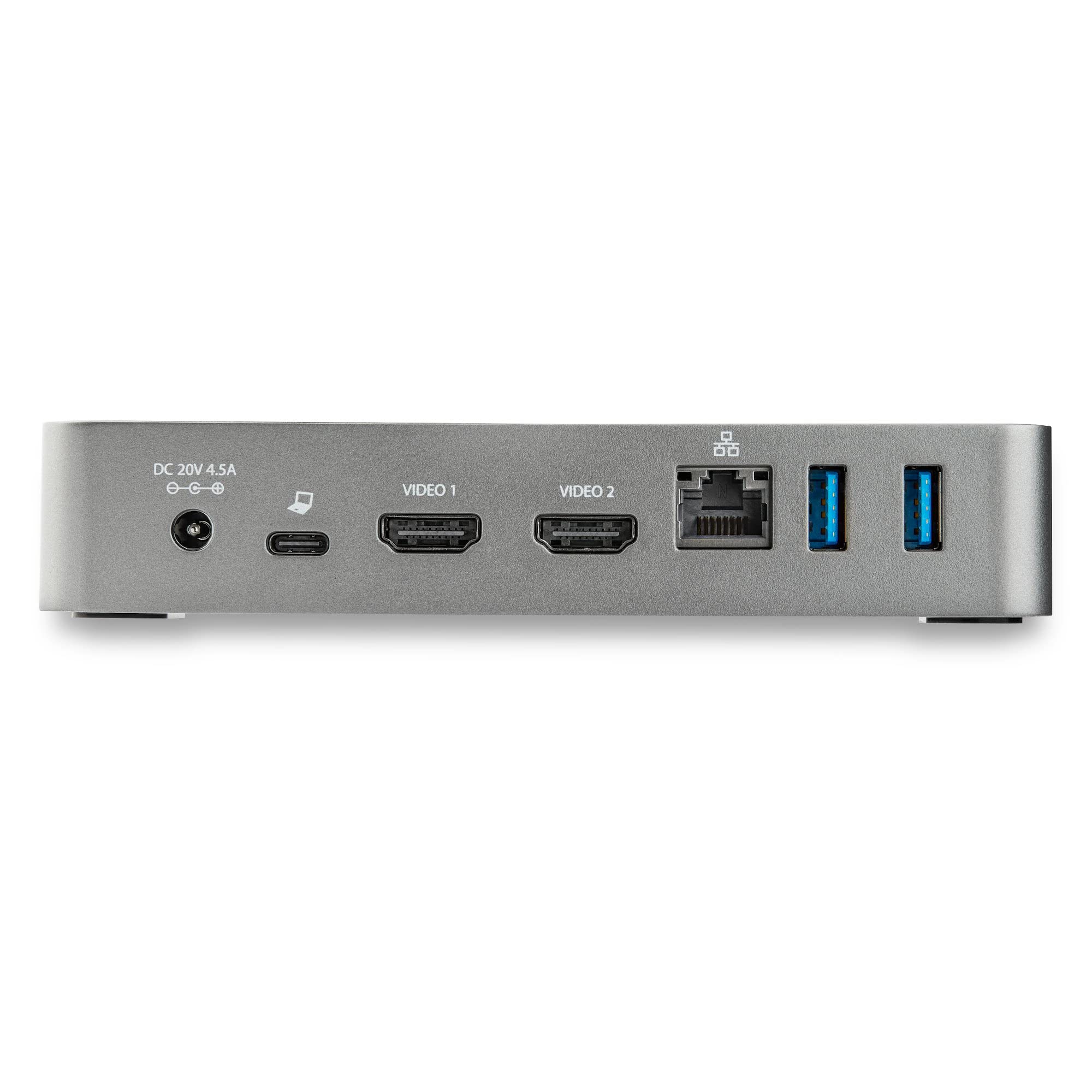 startech-com-station-d-accueil-usb-c-displaylink-double-hdmi-1080p-65w-gbe image 4