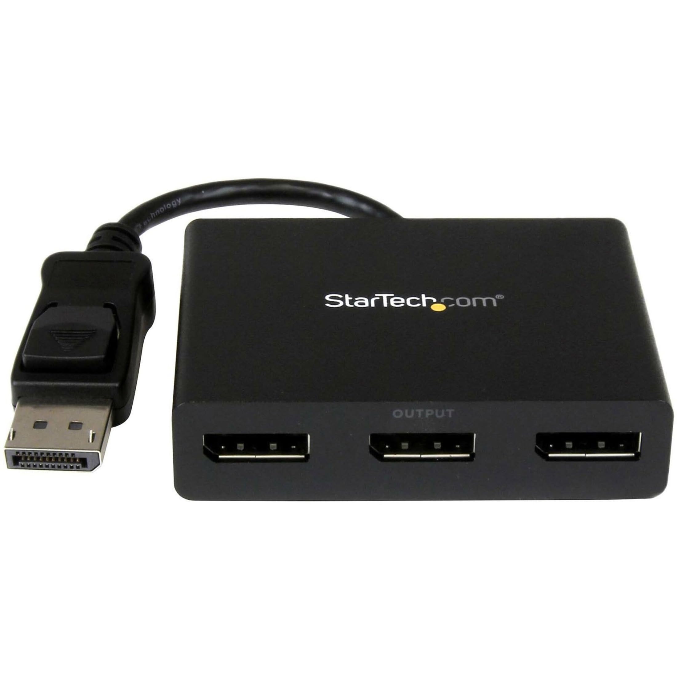 startech-com-mstdp123dp-hub-mst-displayport-1-2-vers-3x-dp-2x-4k-30hz-1x-1080p-6 image 1