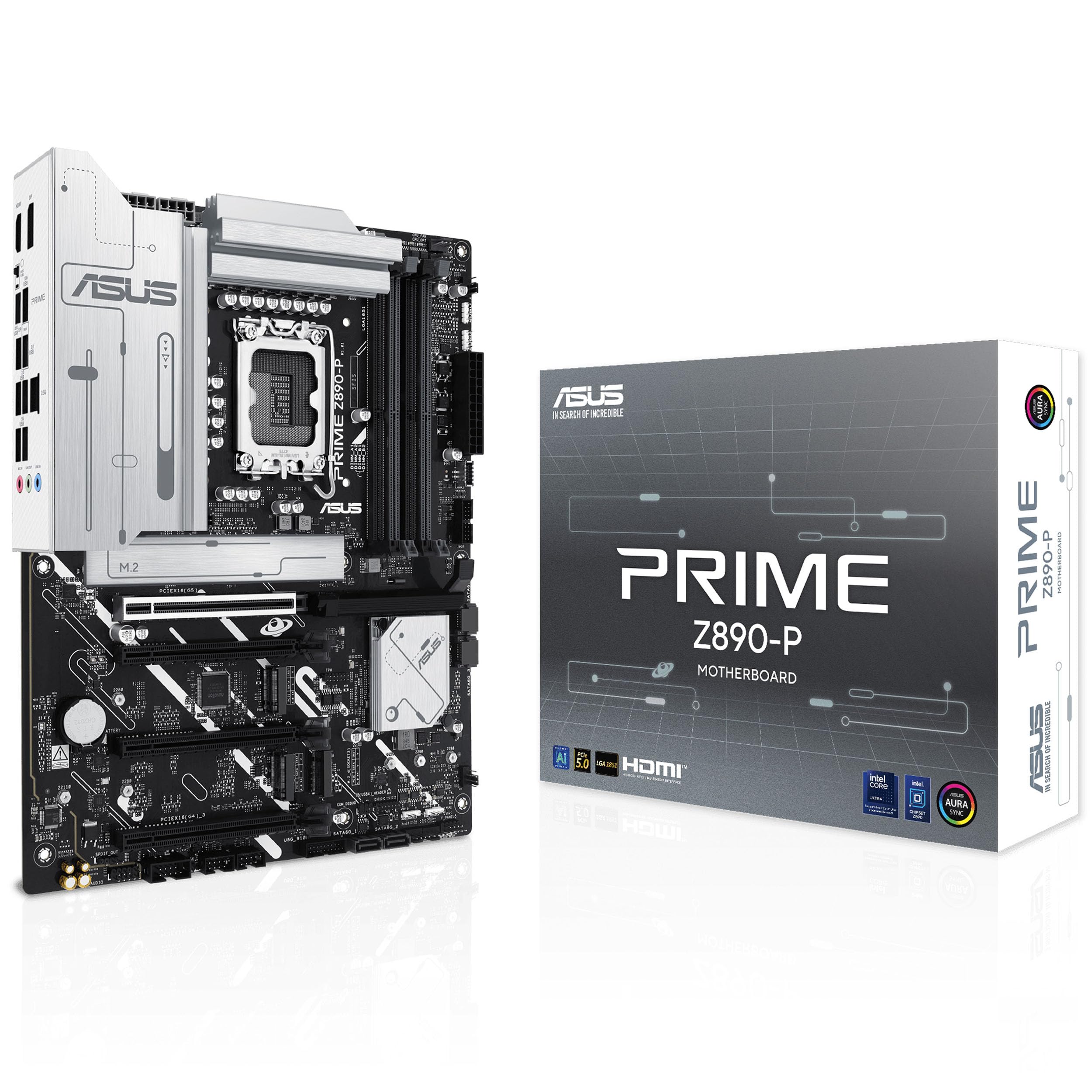asus-rog-prime-z890-p-carte-m-re-gaming-intel-atx-lga-1851-ddr5-pcie-5-0 image 1